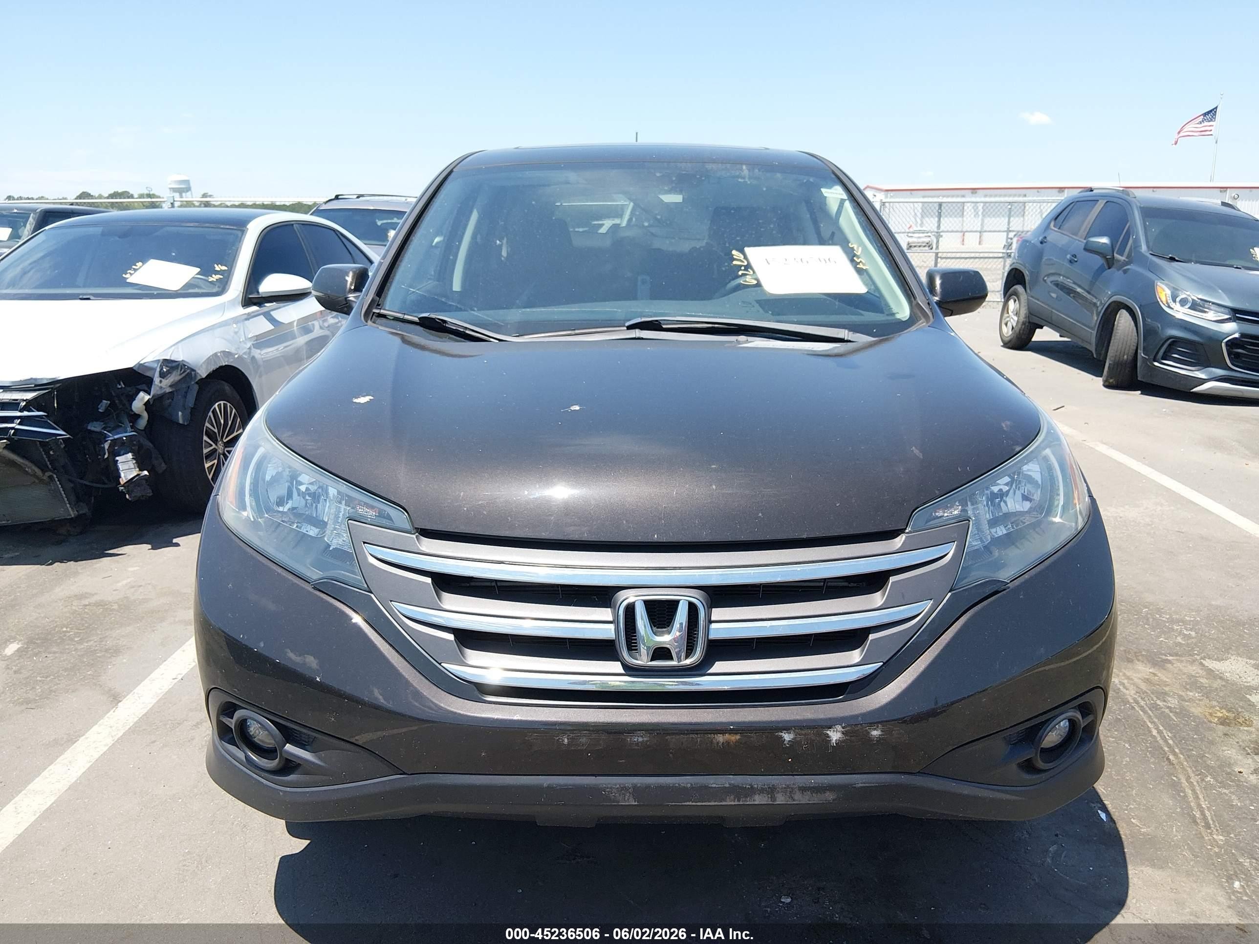 2014 Honda Cr-v Ex Brown vin: 5J6RM4H53EL027907