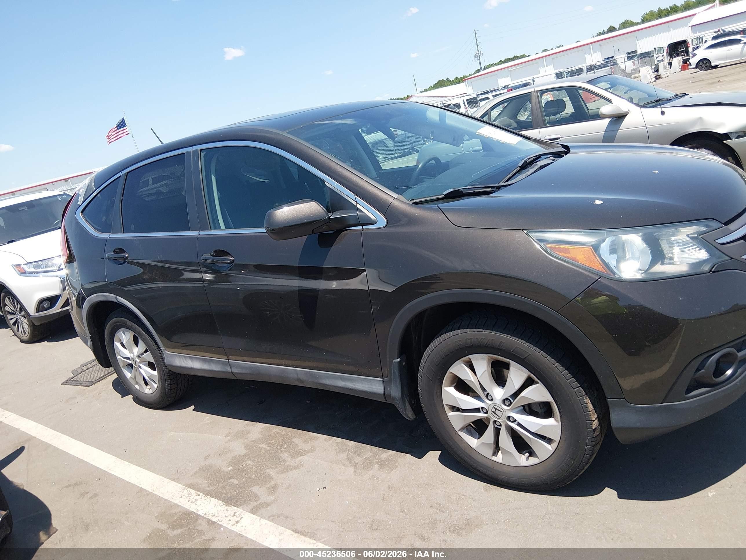 2014 Honda Cr-v Ex Brown vin: 5J6RM4H53EL027907