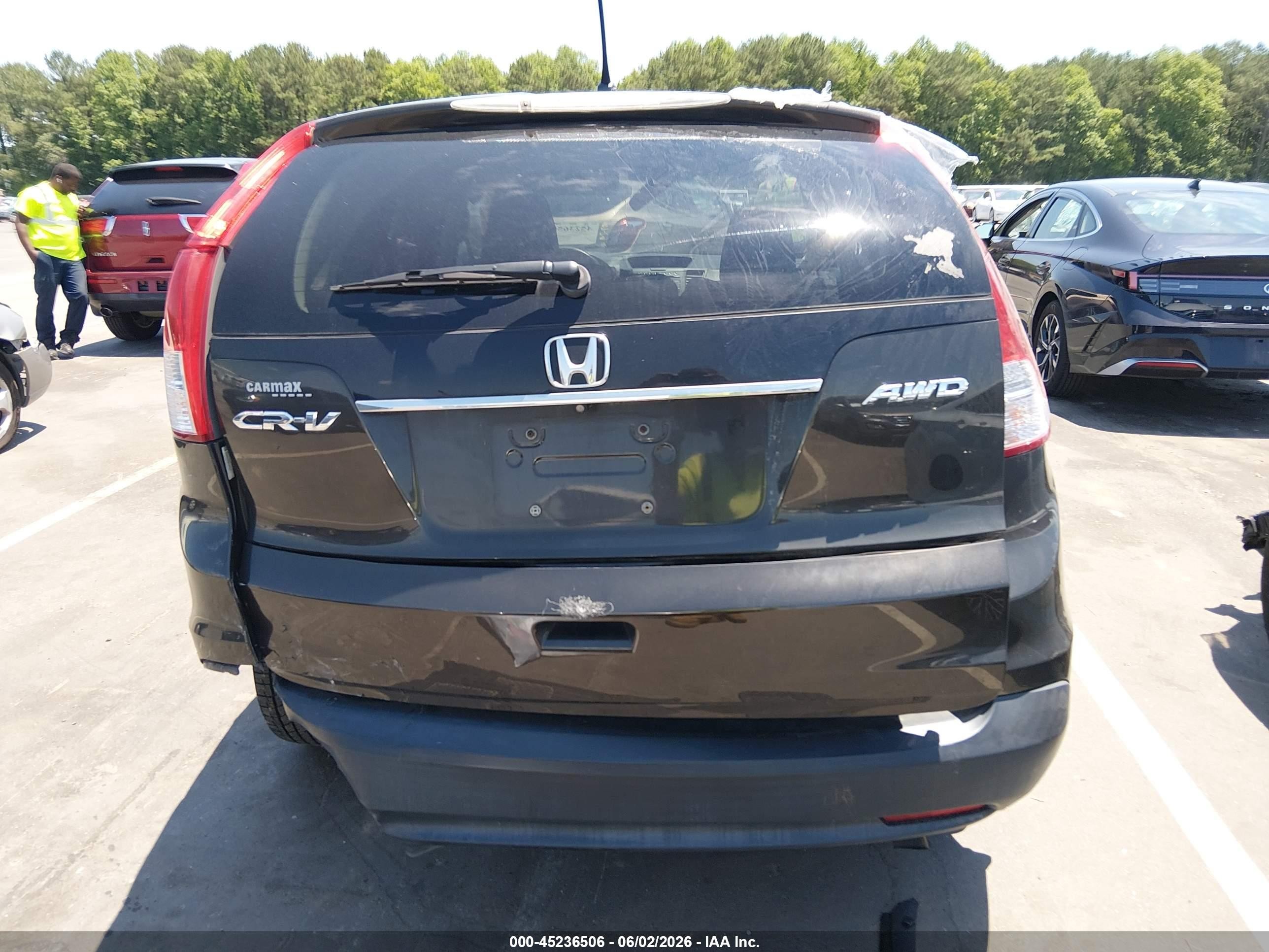 2014 Honda Cr-v Ex Brown vin: 5J6RM4H53EL027907