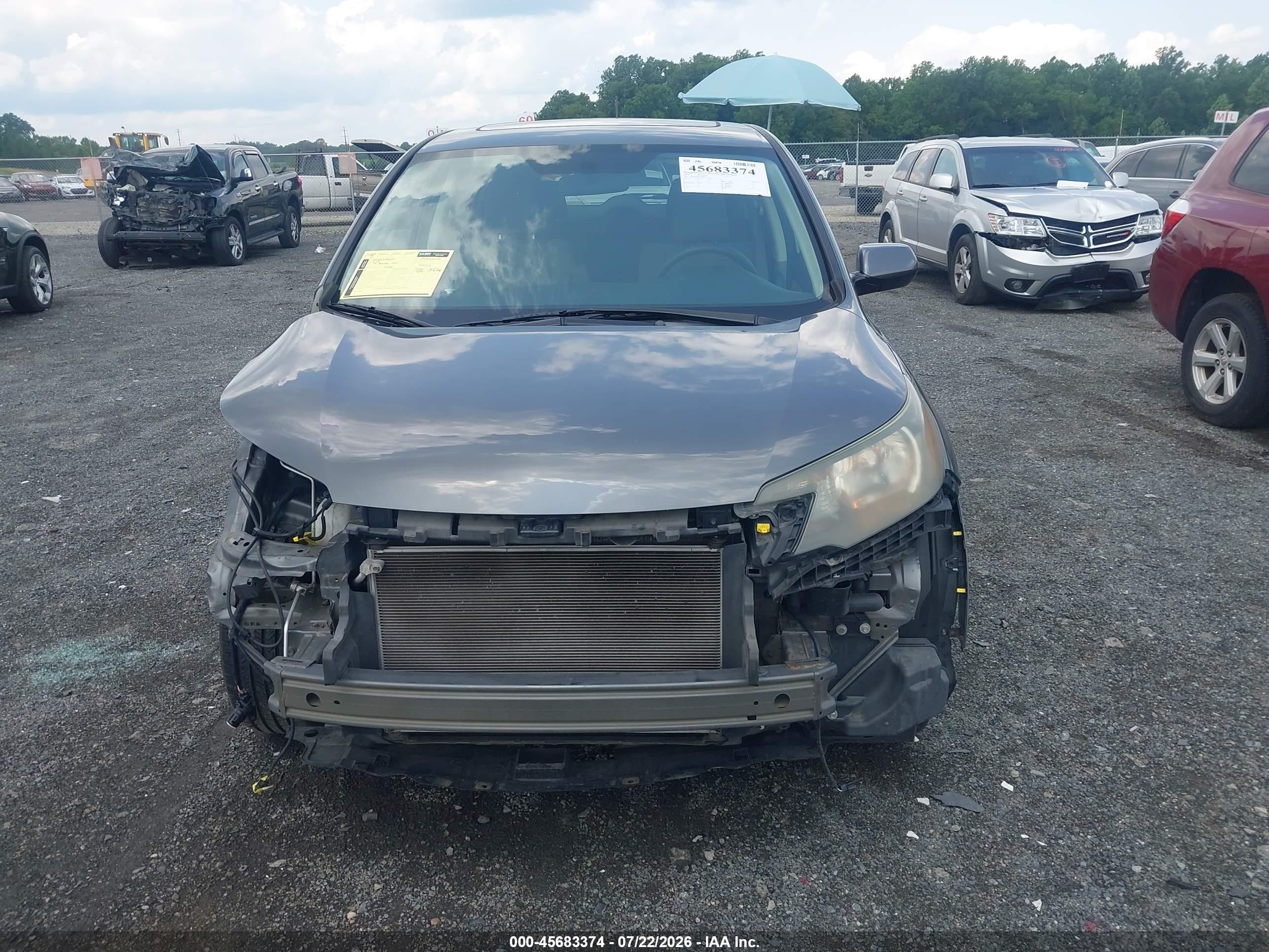 2014 Honda Cr-v Ex Gray vin: 5J6RM4H53EL045842