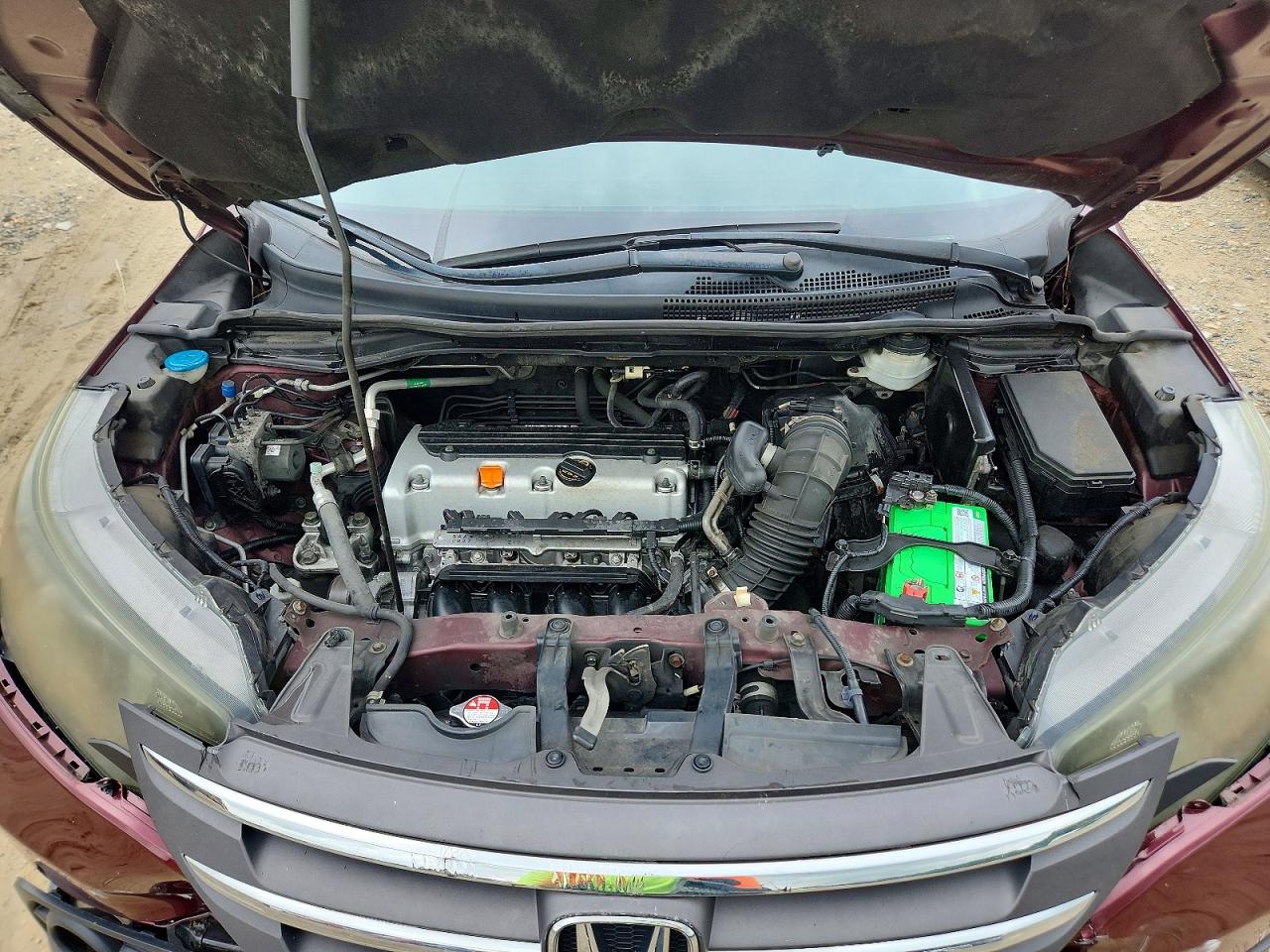 2014 Honda Cr-v Ex Burgundy vin: 5J6RM4H53EL077335