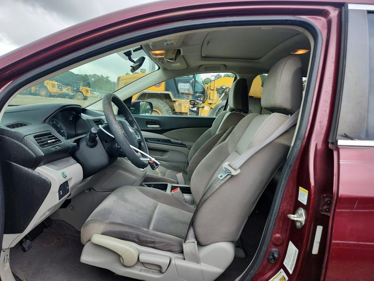 2014 Honda Cr-v Ex Burgundy vin: 5J6RM4H53EL077335