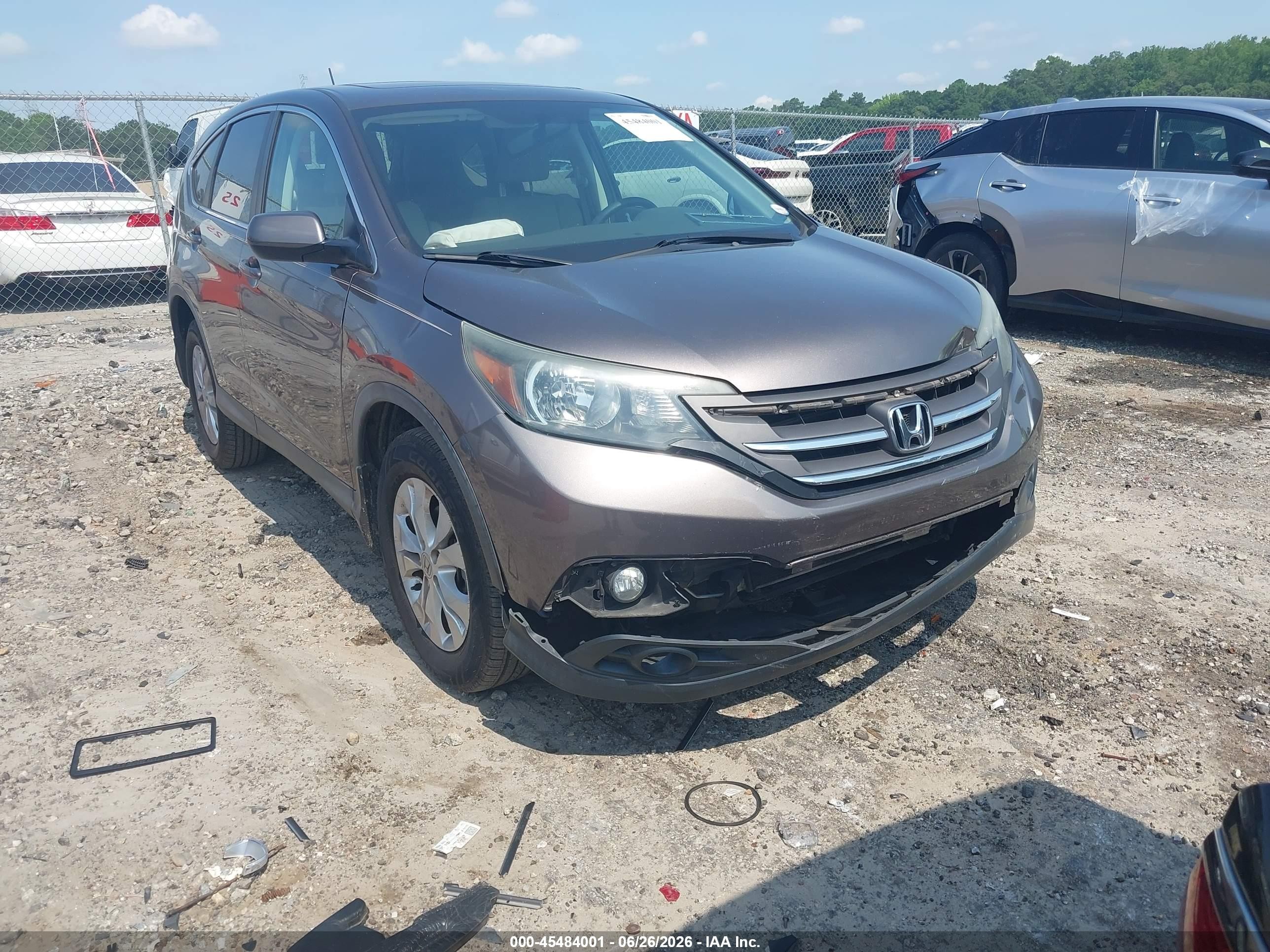 2014 Honda Cr-v Ex Brown vin: 5J6RM4H53EL085063