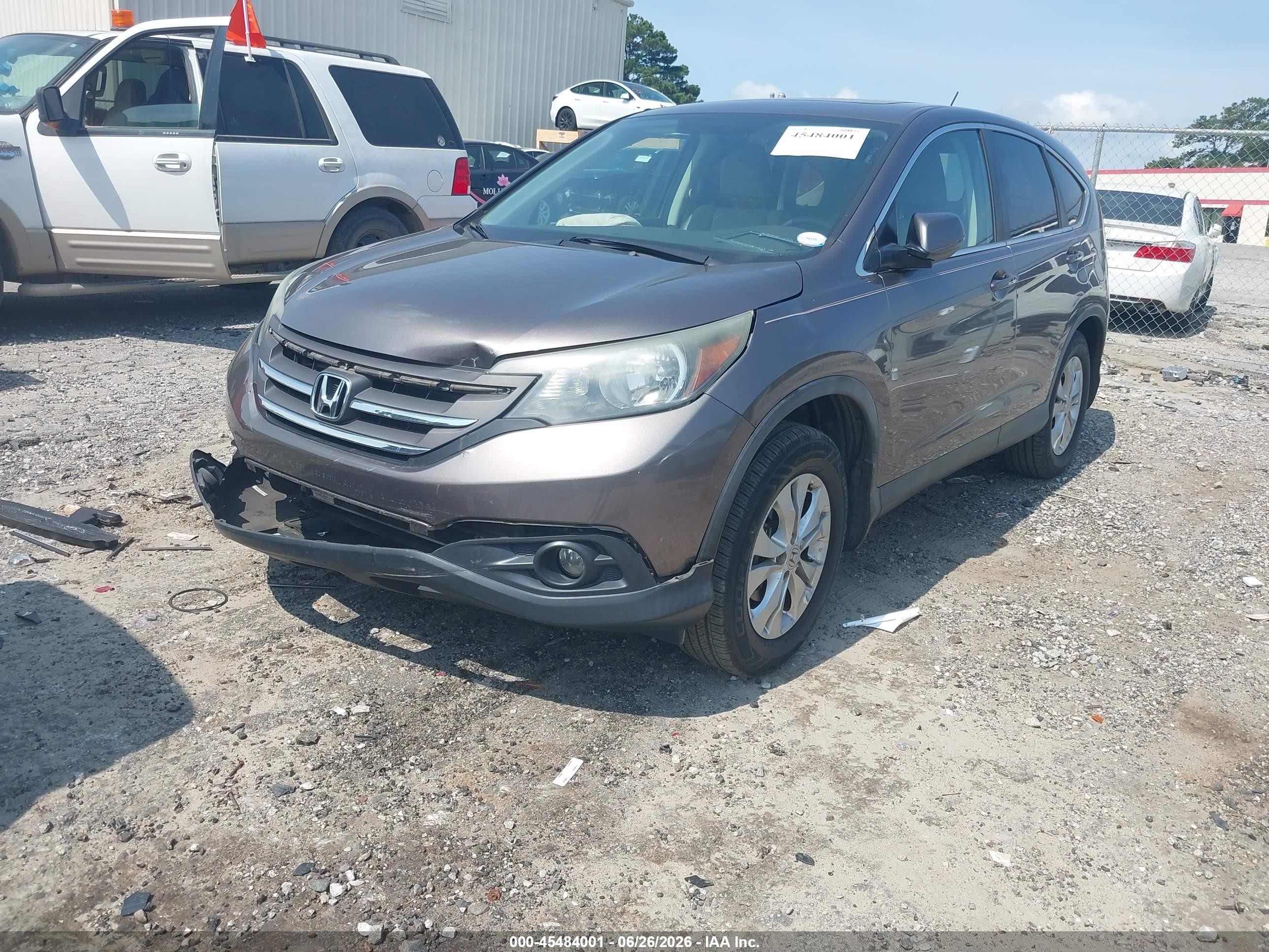 2014 Honda Cr-v Ex Brown vin: 5J6RM4H53EL085063