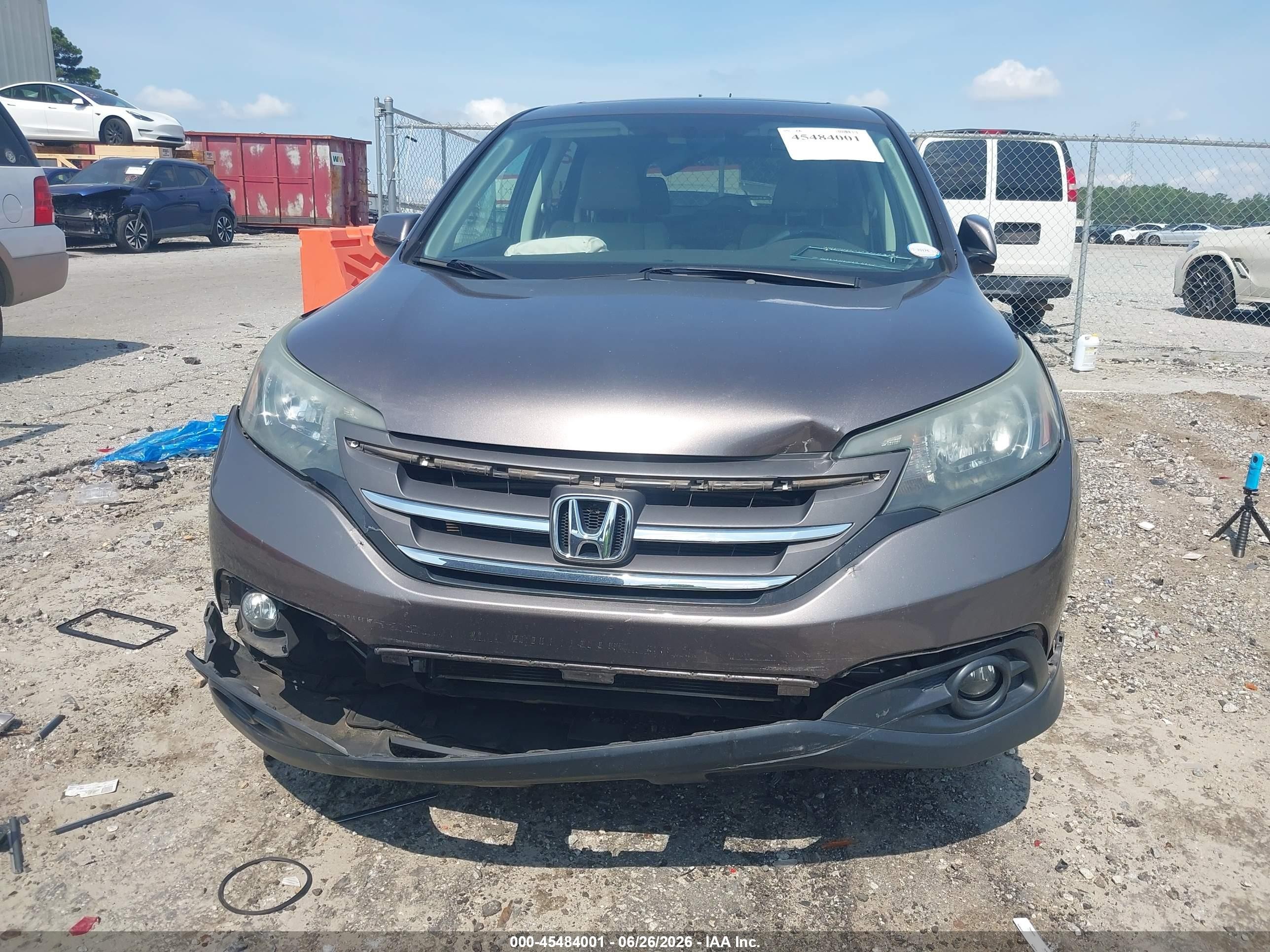2014 Honda Cr-v Ex Brown vin: 5J6RM4H53EL085063