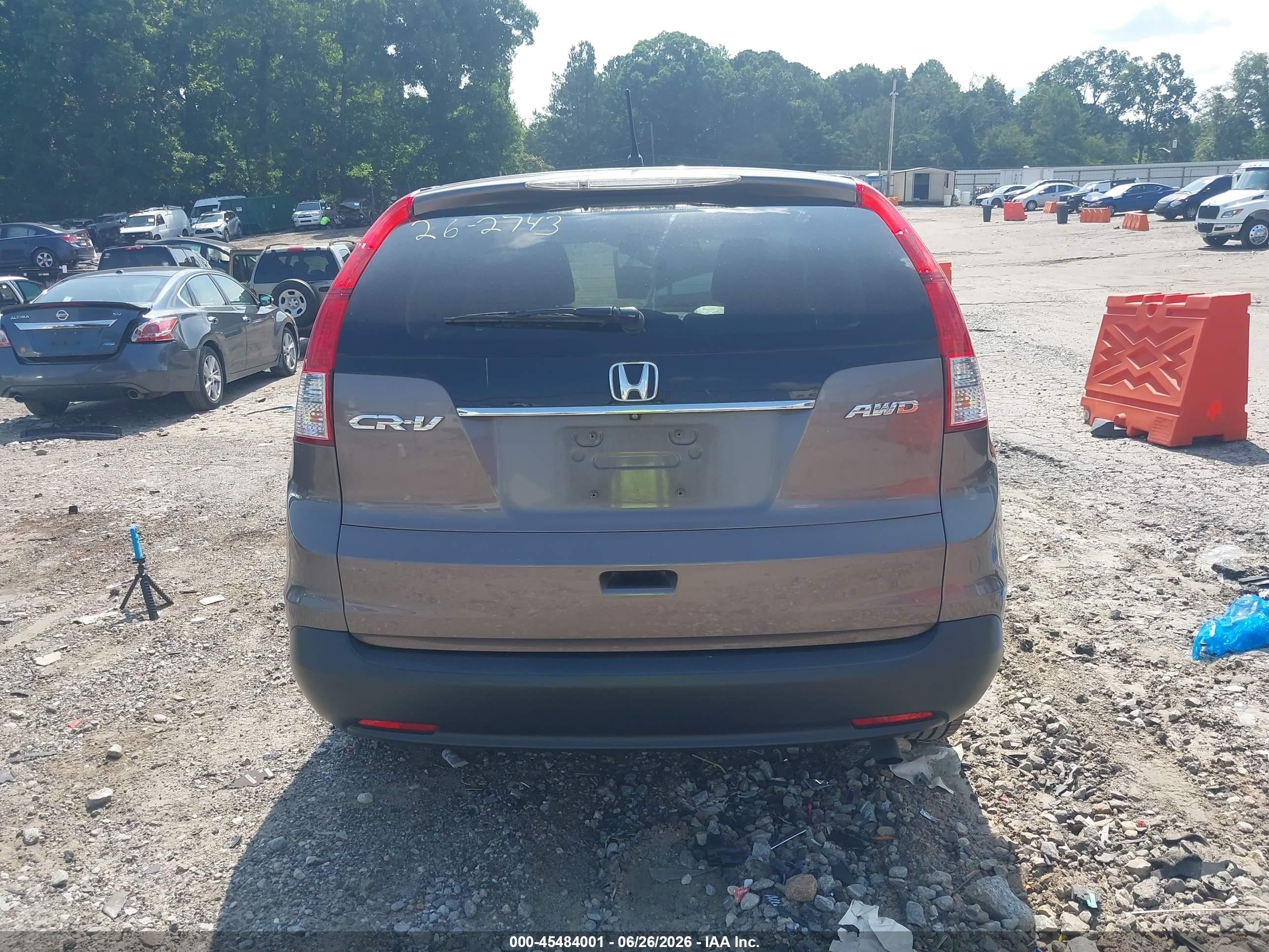 2014 Honda Cr-v Ex Brown vin: 5J6RM4H53EL085063