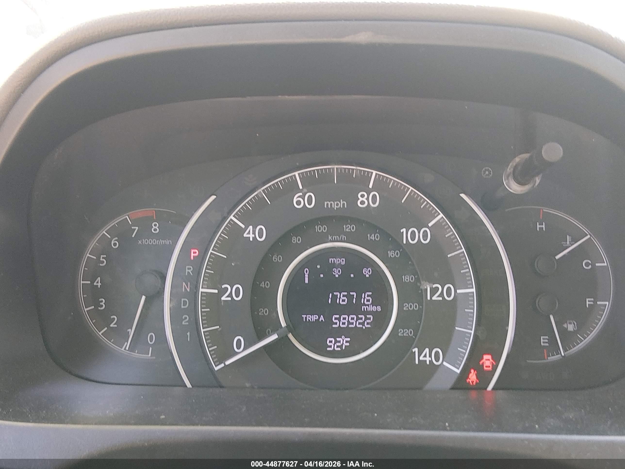 2014 Honda Cr-v Ex Blue vin: 5J6RM4H53EL102217