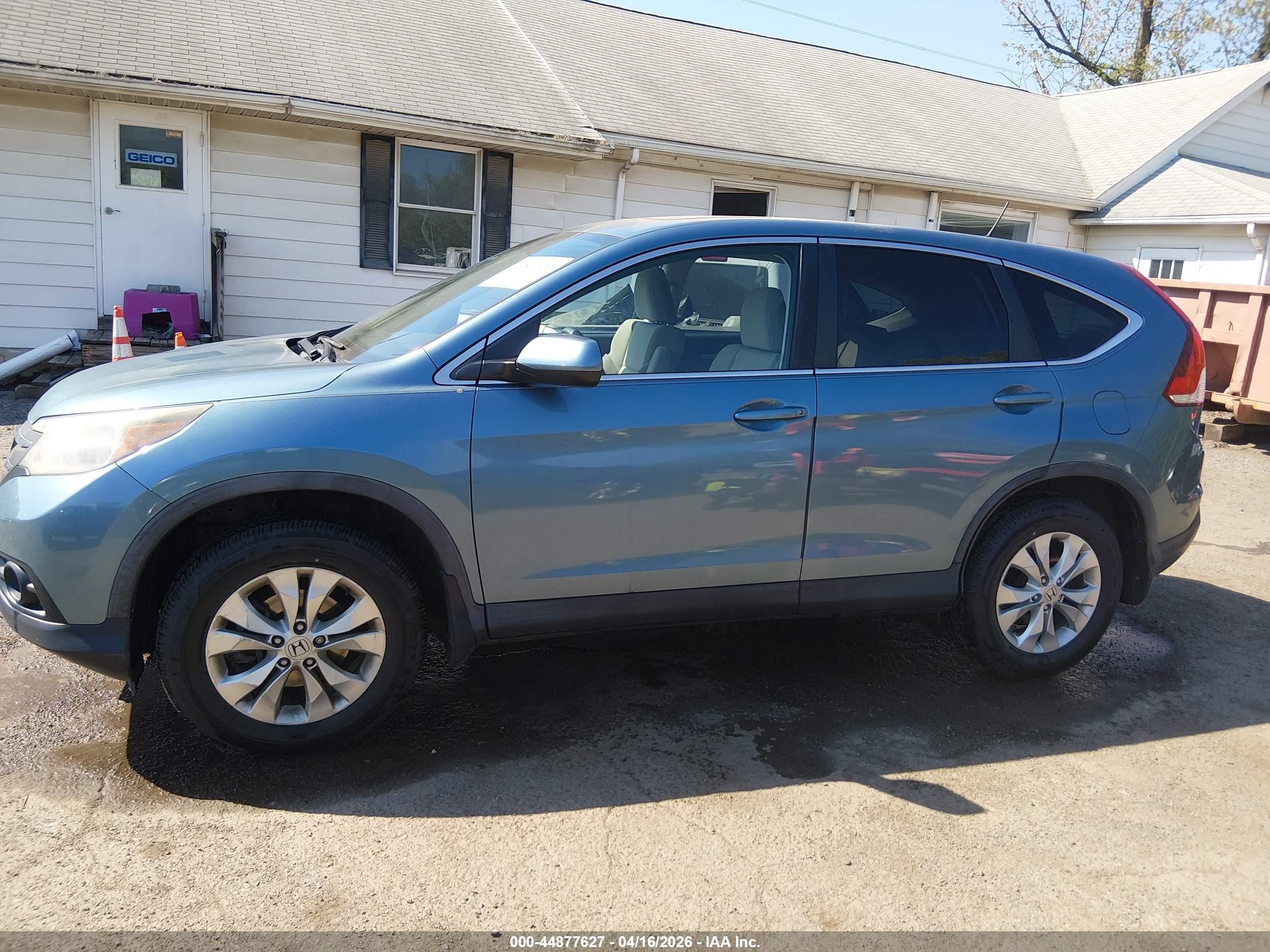 2014 Honda Cr-v Ex Blue vin: 5J6RM4H53EL102217