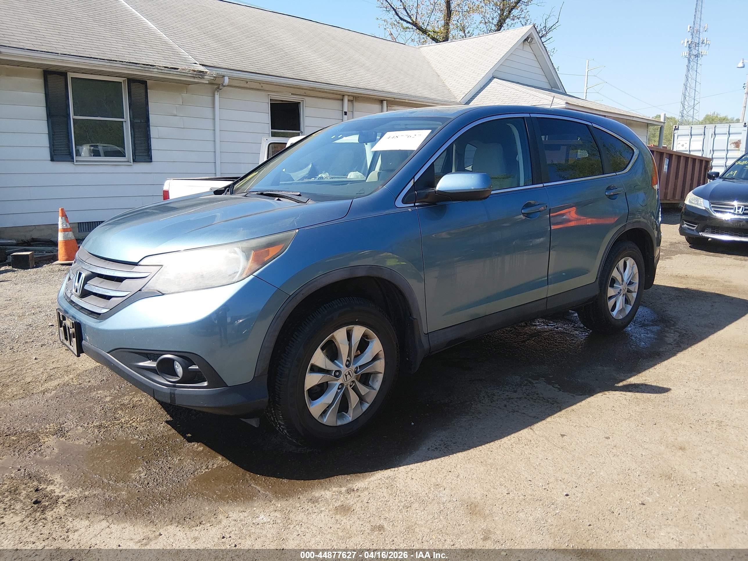 2014 Honda Cr-v Ex Blue vin: 5J6RM4H53EL102217