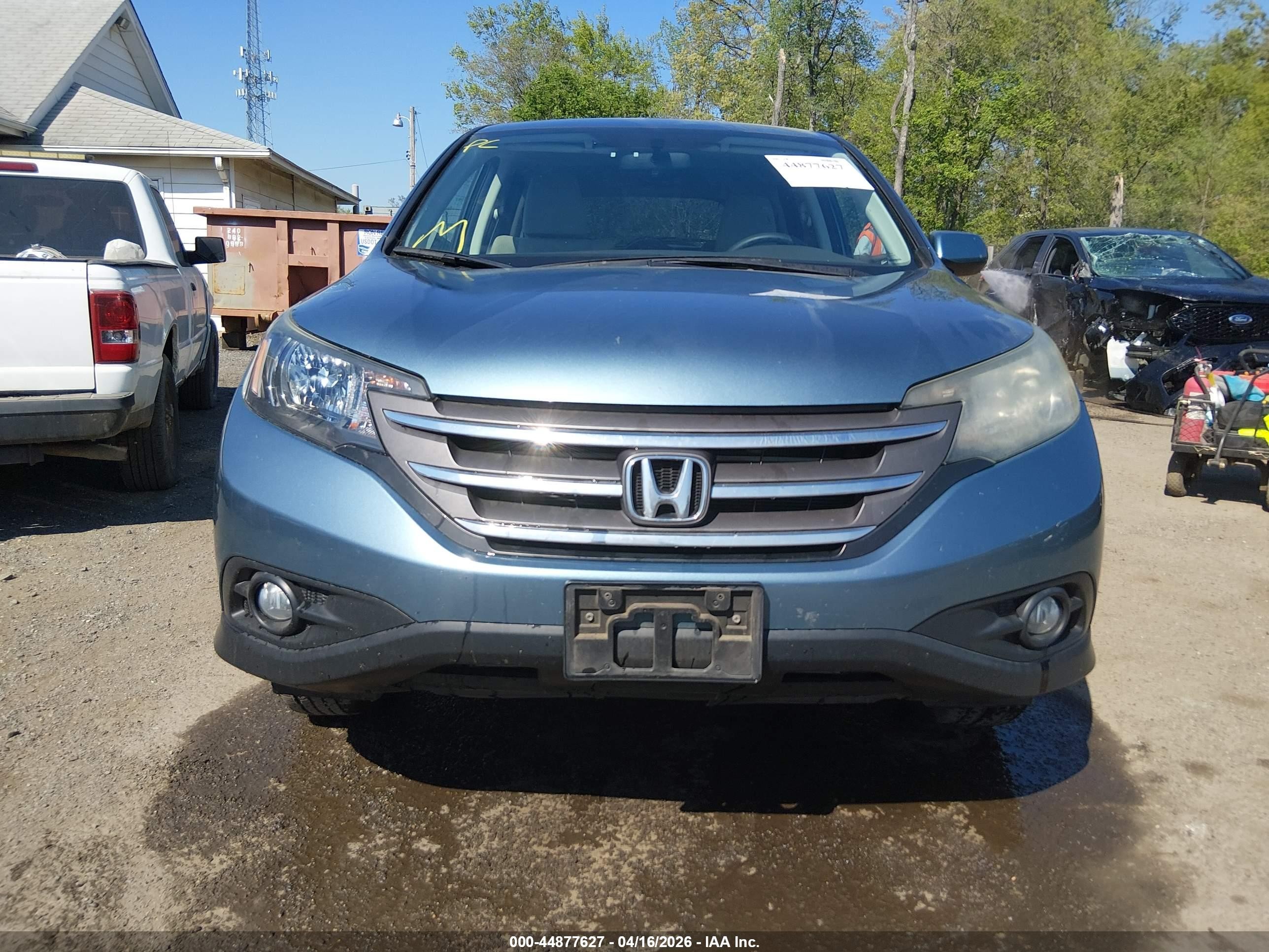 2014 Honda Cr-v Ex Blue vin: 5J6RM4H53EL102217