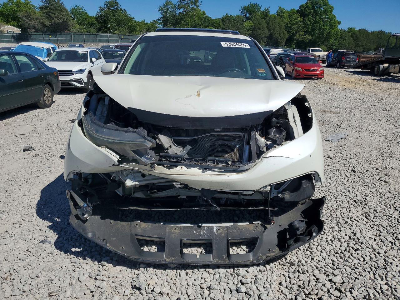 2014 Honda Cr-v Ex White vin: 5J6RM4H53EL108339