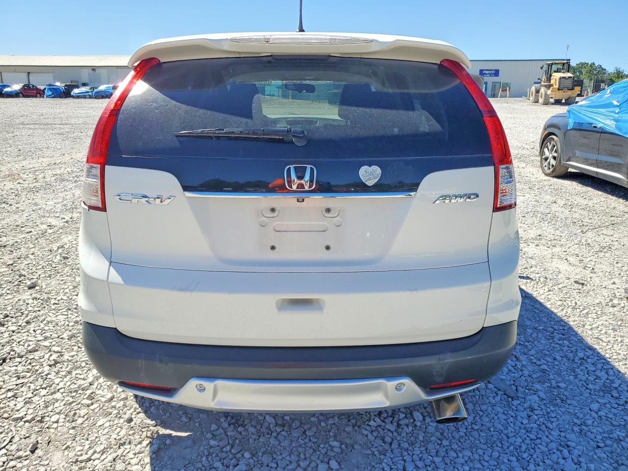 2014 Honda Cr-v Ex White vin: 5J6RM4H53EL108339