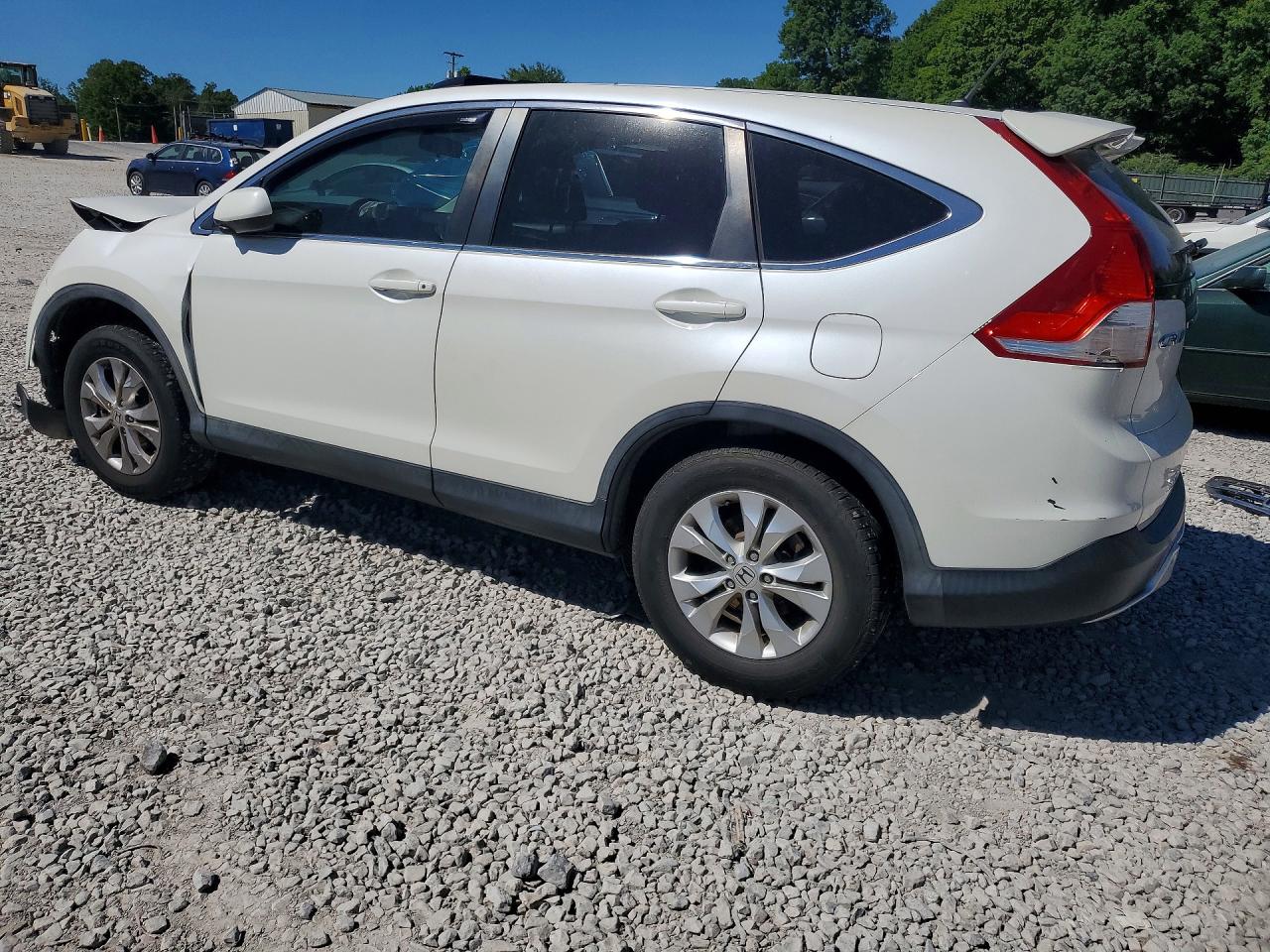 2014 Honda Cr-v Ex White vin: 5J6RM4H53EL108339