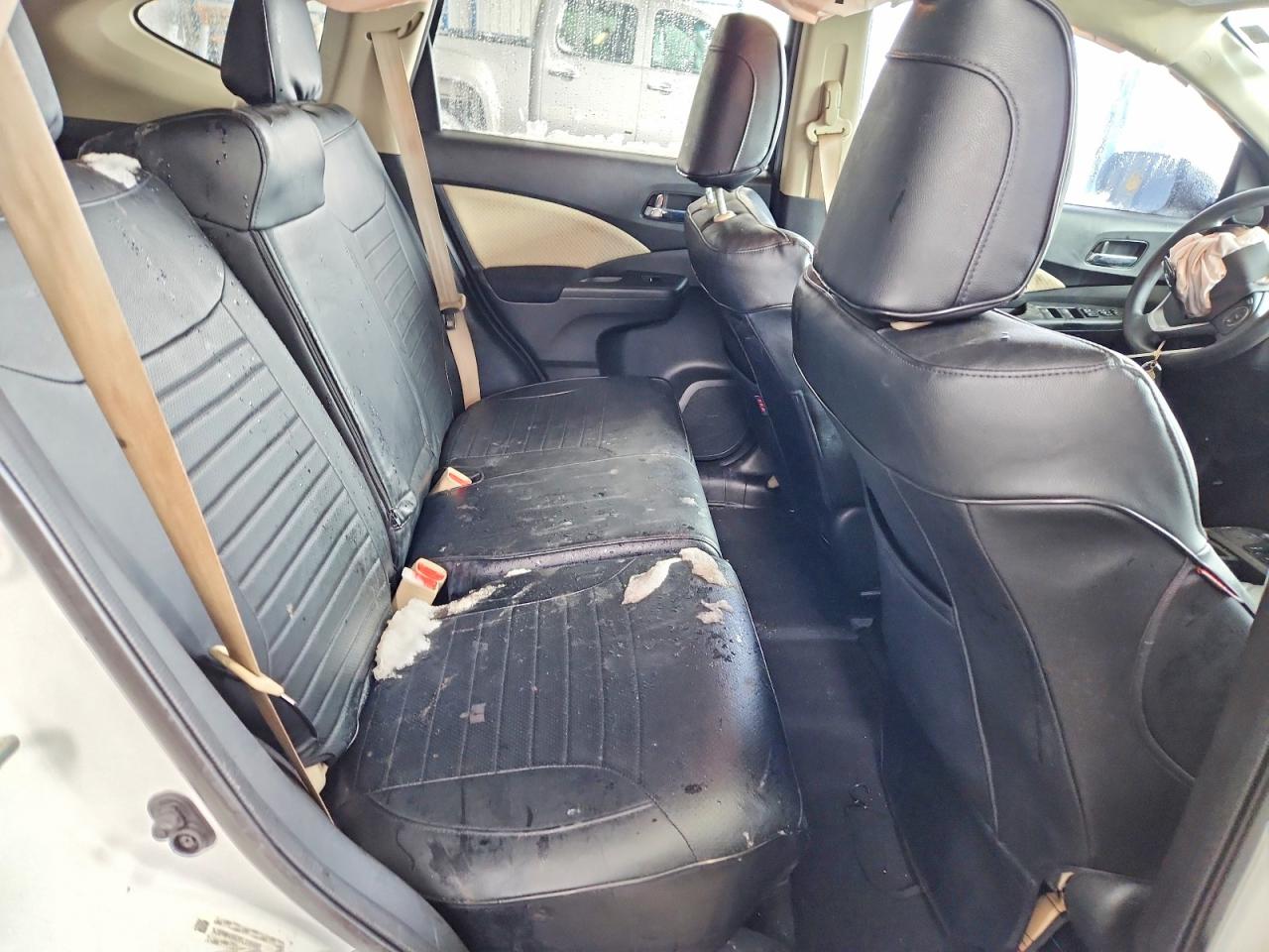 2015 Honda Cr-v Ex White vin: 5J6RM4H53FL015953