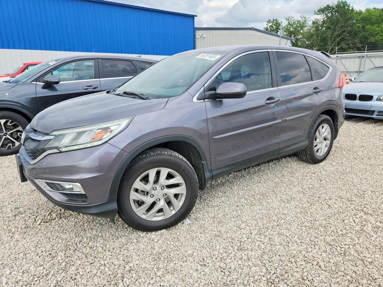 2015 Honda Cr-v Ex Gray vin: 5J6RM4H53FL032364