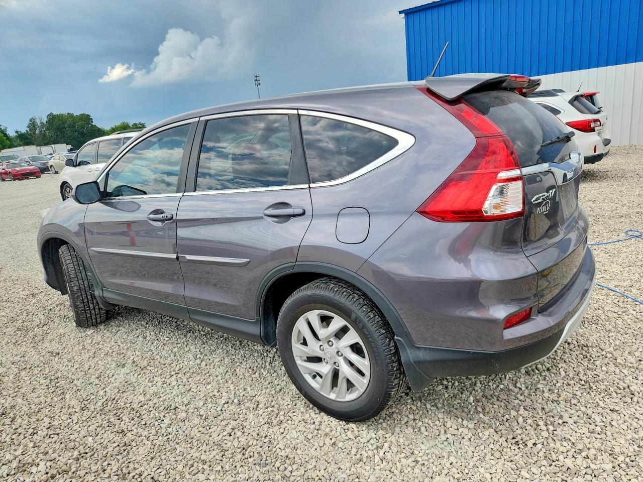 2015 Honda Cr-v Ex Gray vin: 5J6RM4H53FL032364