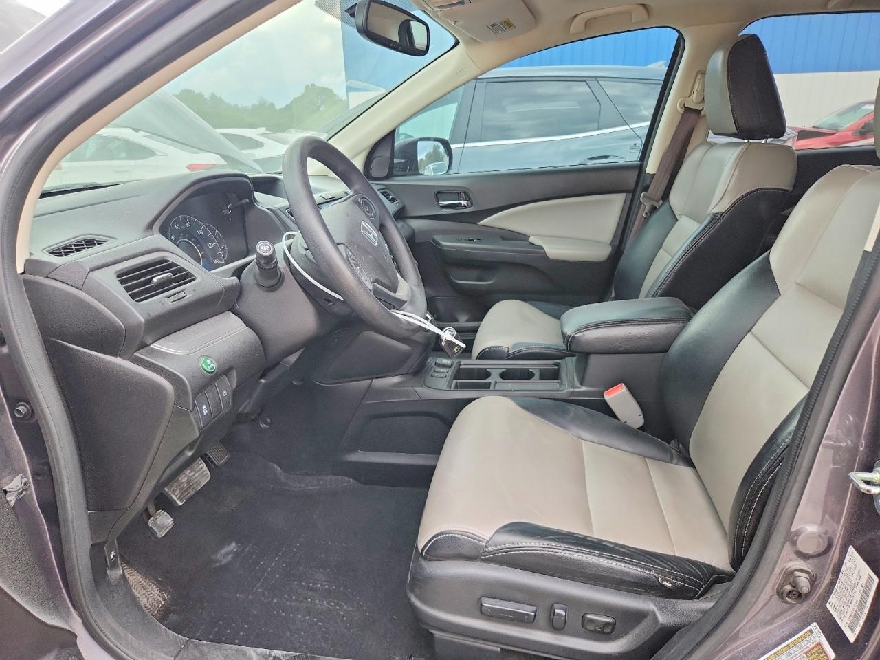 2015 Honda Cr-v Ex Gray vin: 5J6RM4H53FL032364