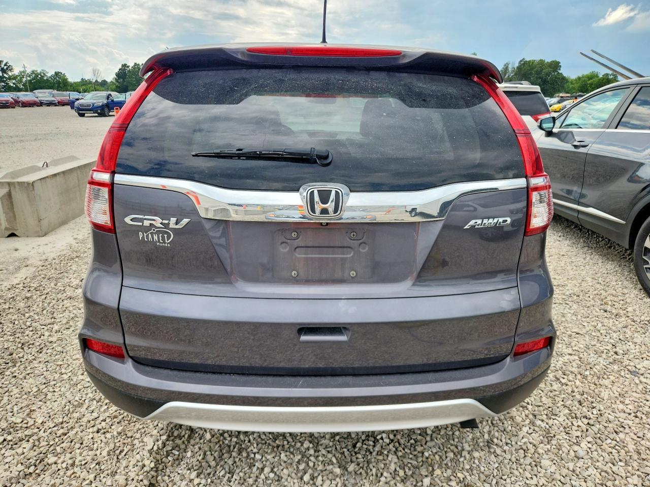 2015 Honda Cr-v Ex Gray vin: 5J6RM4H53FL032364