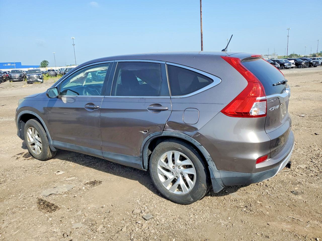 2015 Honda Cr-v Ex Brown vin: 5J6RM4H53FL043574