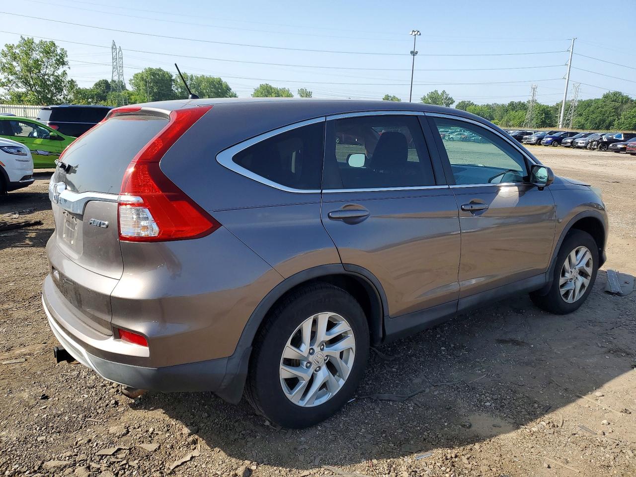 2015 Honda Cr-v Ex Brown vin: 5J6RM4H53FL043574