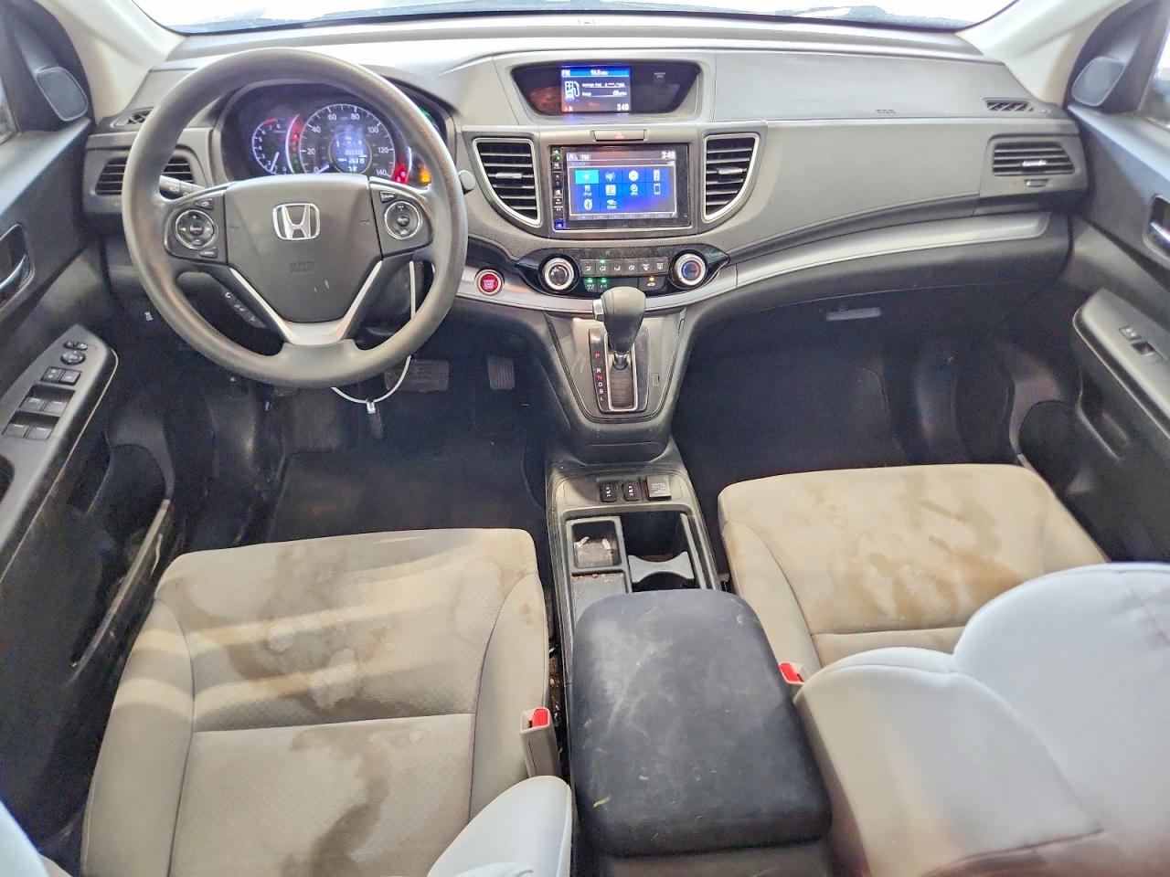 2015 Honda Cr-v Ex Burgundy vin: 5J6RM4H53FL054767