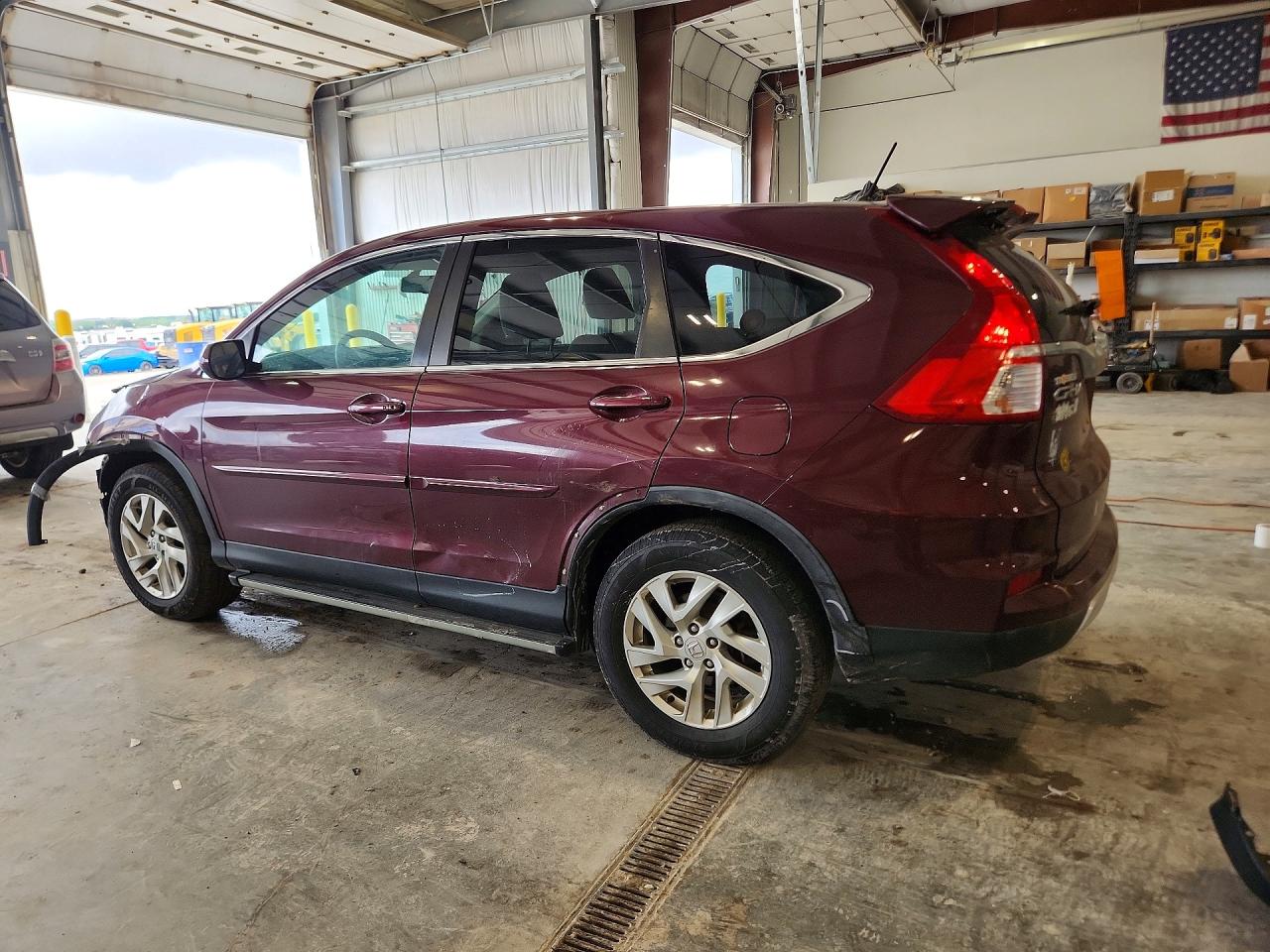2015 Honda Cr-v Ex Burgundy vin: 5J6RM4H53FL054767