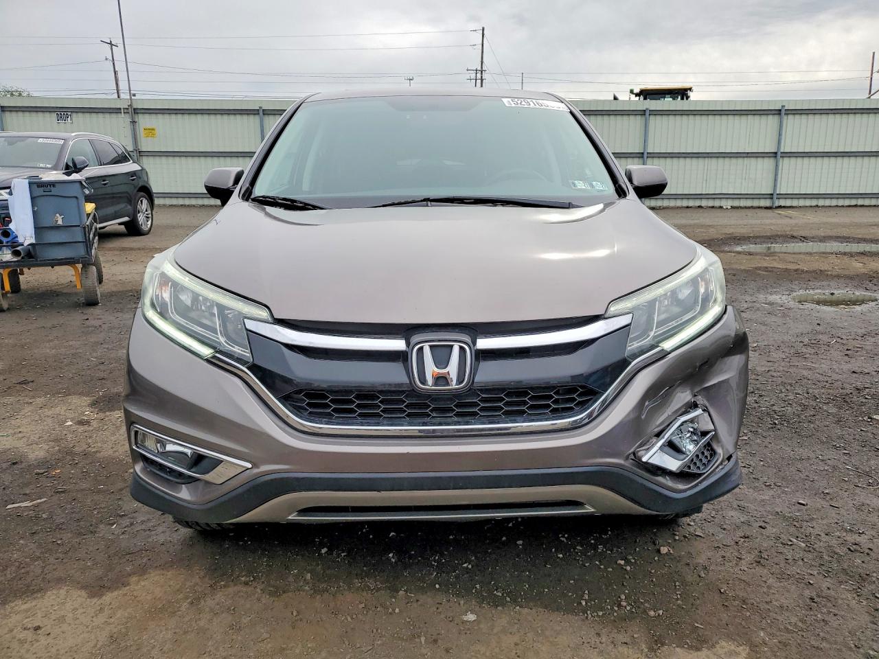 2015 Honda Cr-v Ex Gray vin: 5J6RM4H53FL057927