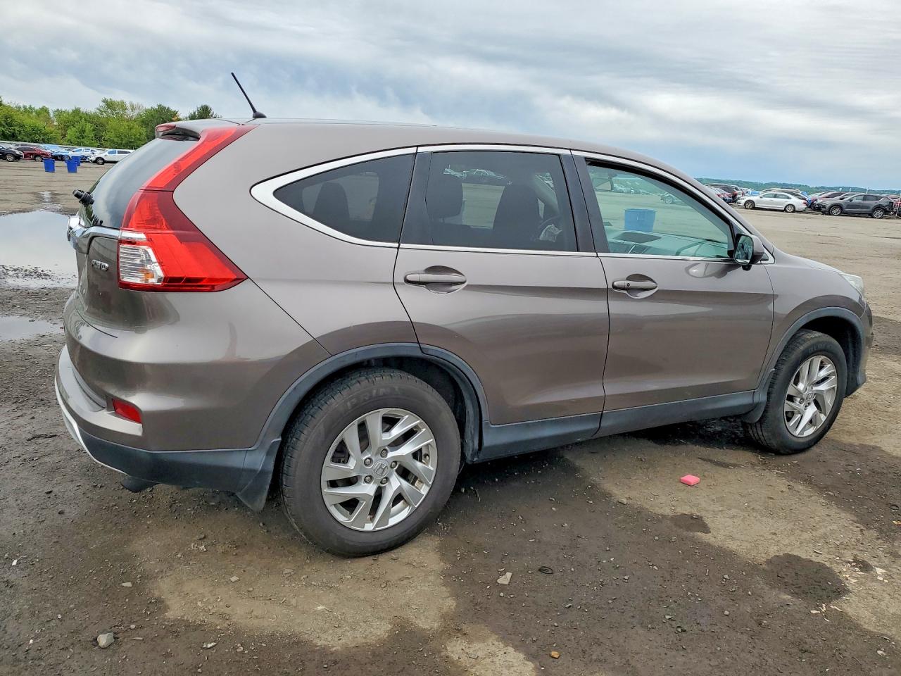 2015 Honda Cr-v Ex Gray vin: 5J6RM4H53FL057927