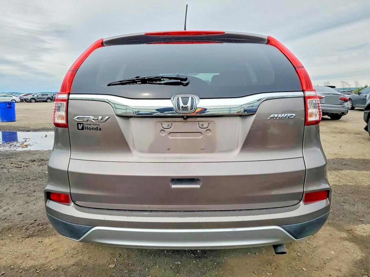2015 Honda Cr-v Ex Gray vin: 5J6RM4H53FL057927