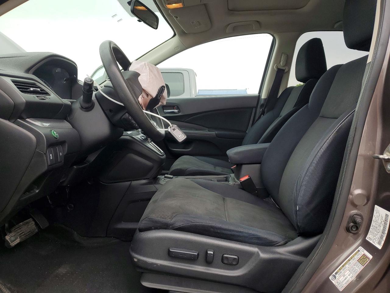 2015 Honda Cr-v Ex Gray vin: 5J6RM4H53FL057927