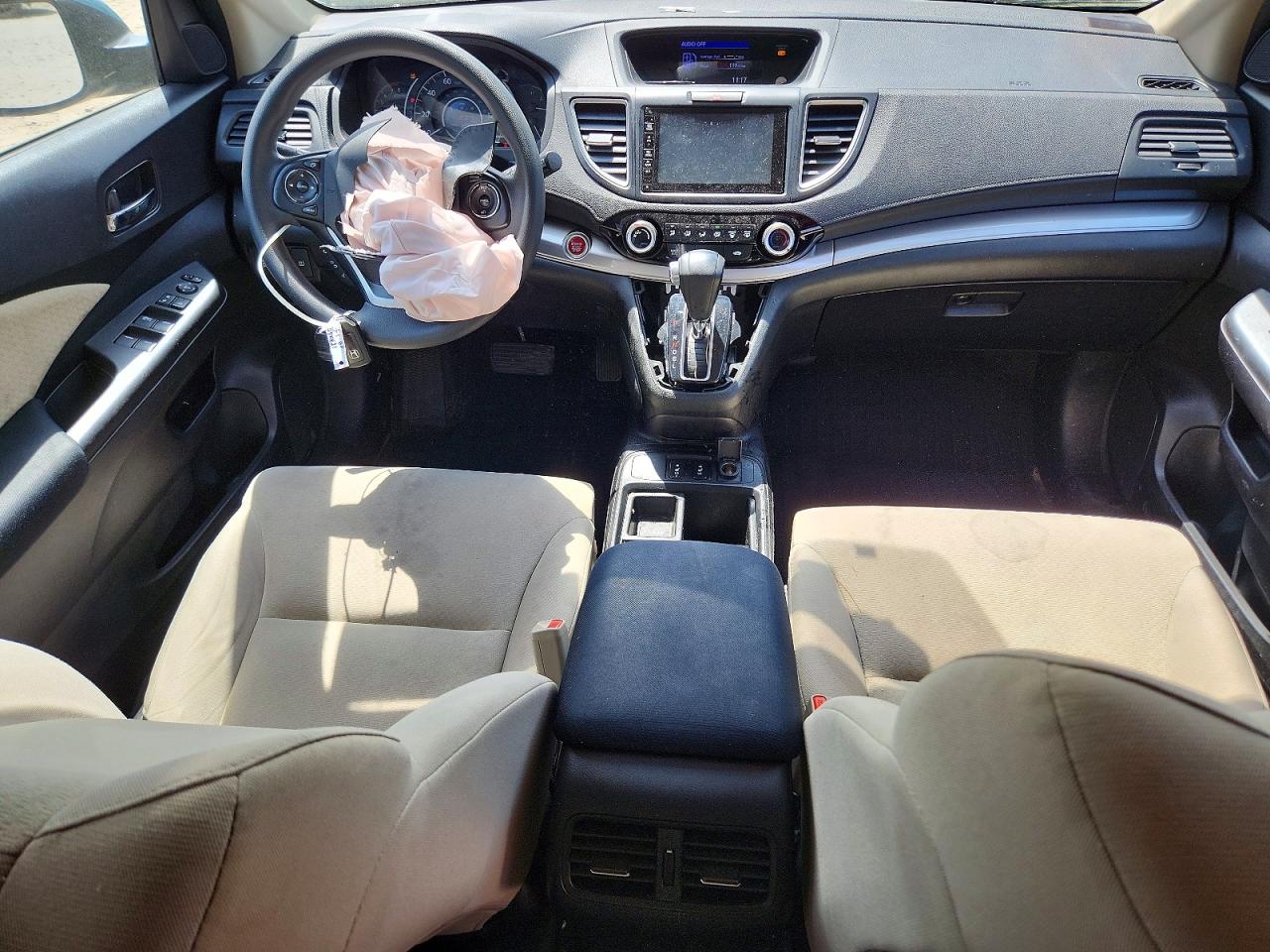 2015 Honda Cr-v Ex Blue vin: 5J6RM4H53FL075389