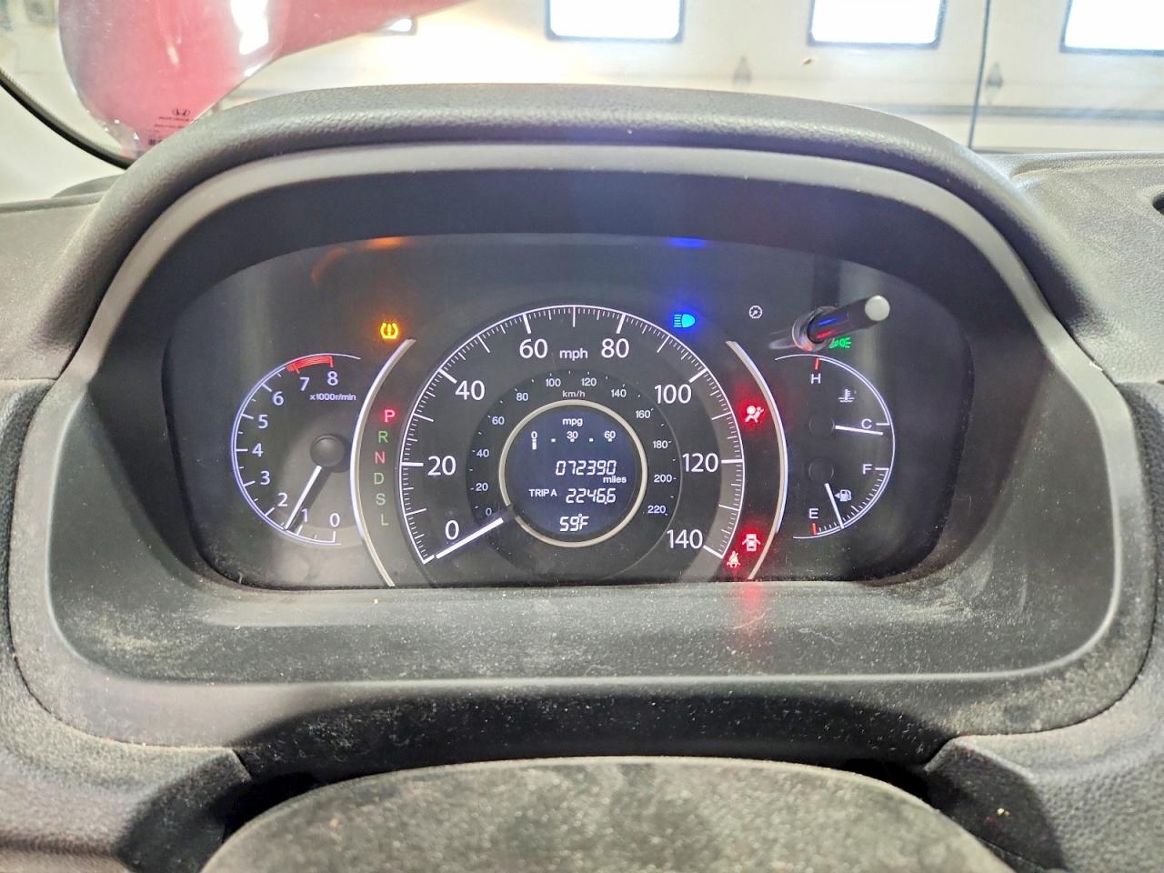 2016 Honda Cr-v Ex Темно-бордовый vin: 5J6RM4H53GL079136
