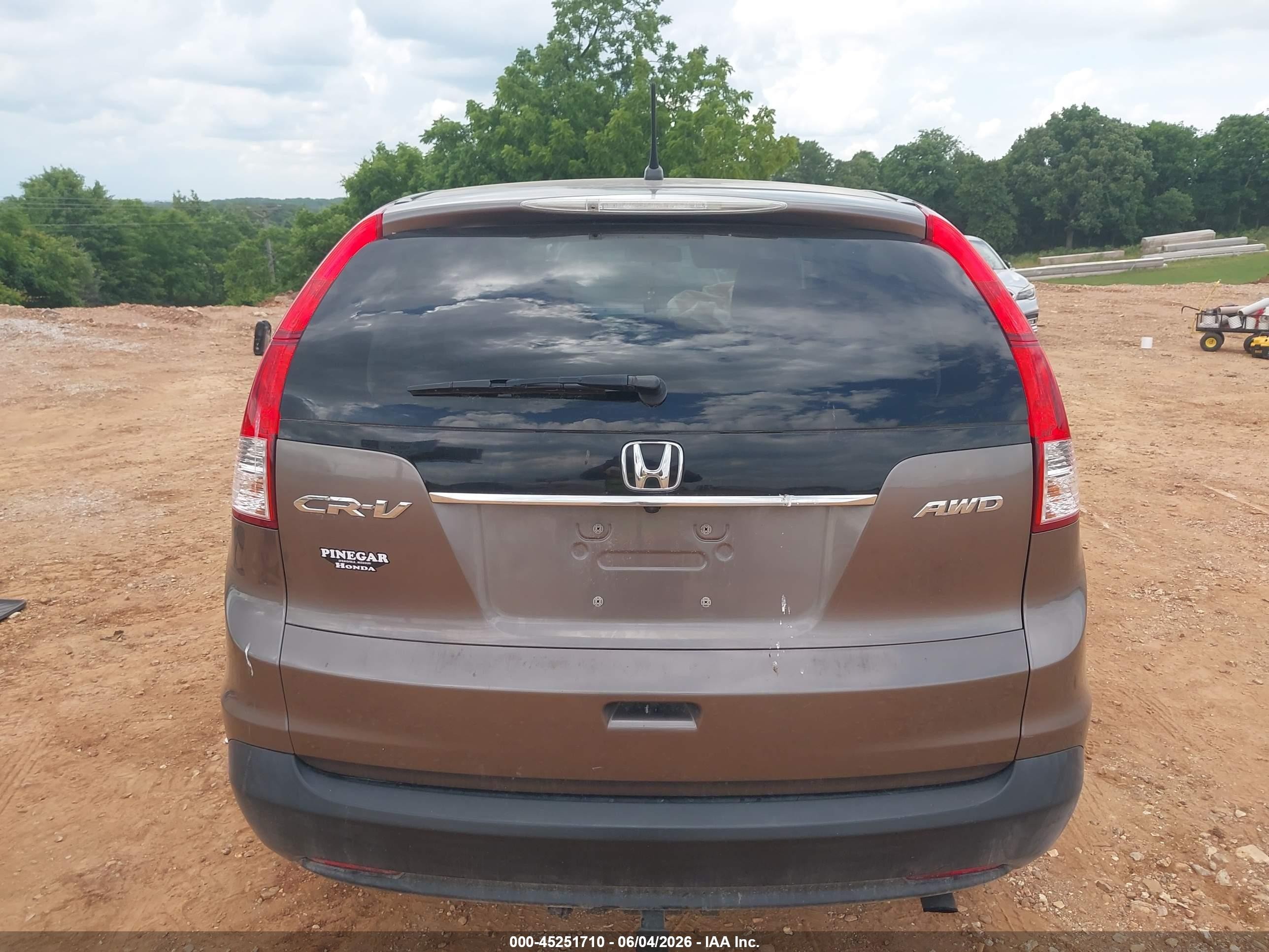 2012 Honda Cr-v Ex Gray vin: 5J6RM4H54CL038511