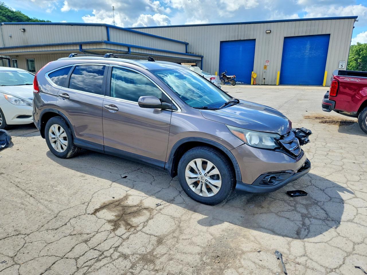 2012 Honda Cr-v Ex Серый vin: 5J6RM4H54CL049797
