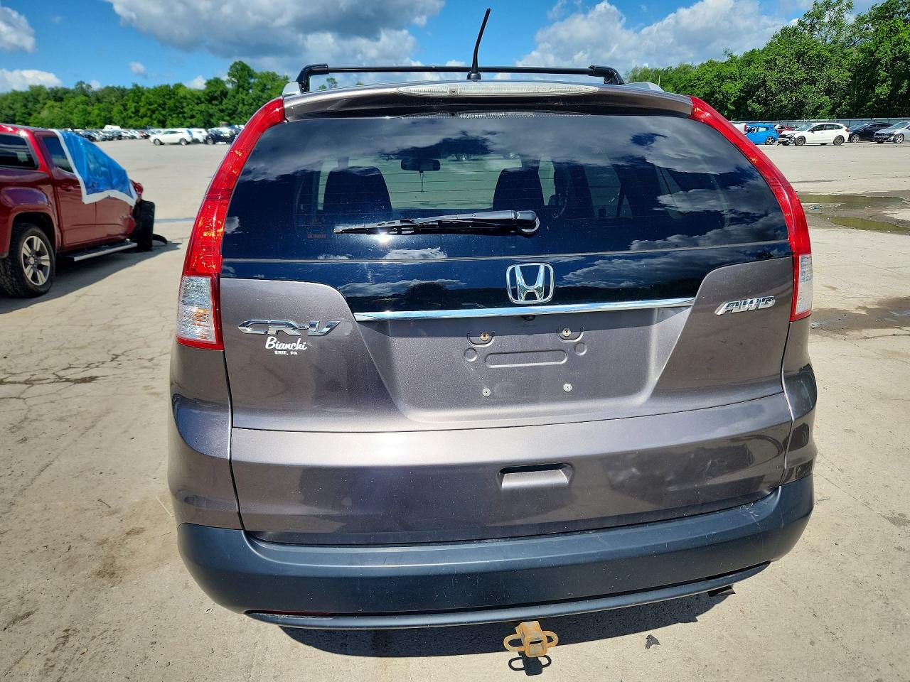 2012 Honda Cr-v Ex Серый vin: 5J6RM4H54CL049797