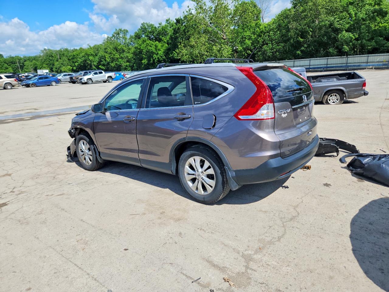 2012 Honda Cr-v Ex Серый vin: 5J6RM4H54CL049797
