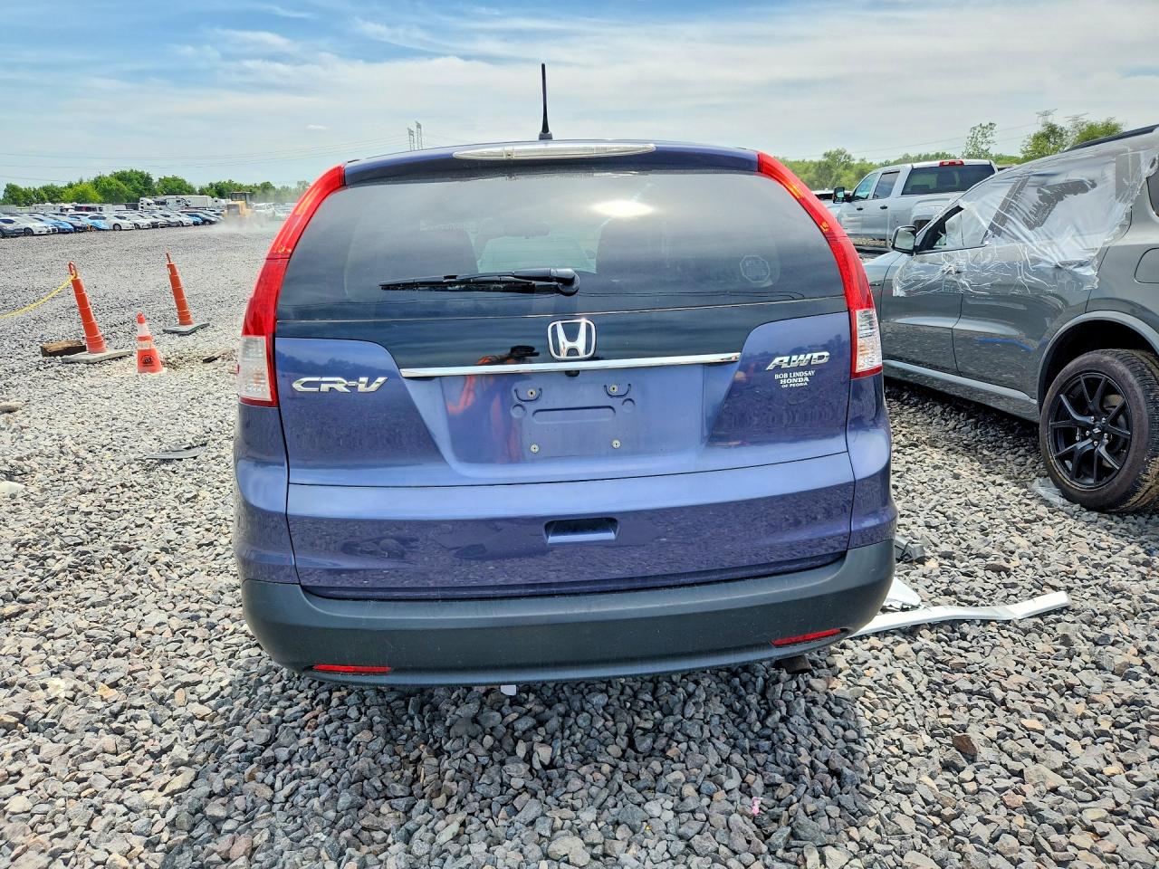 2012 Honda Cr-v Ex Blue vin: 5J6RM4H54CL059598