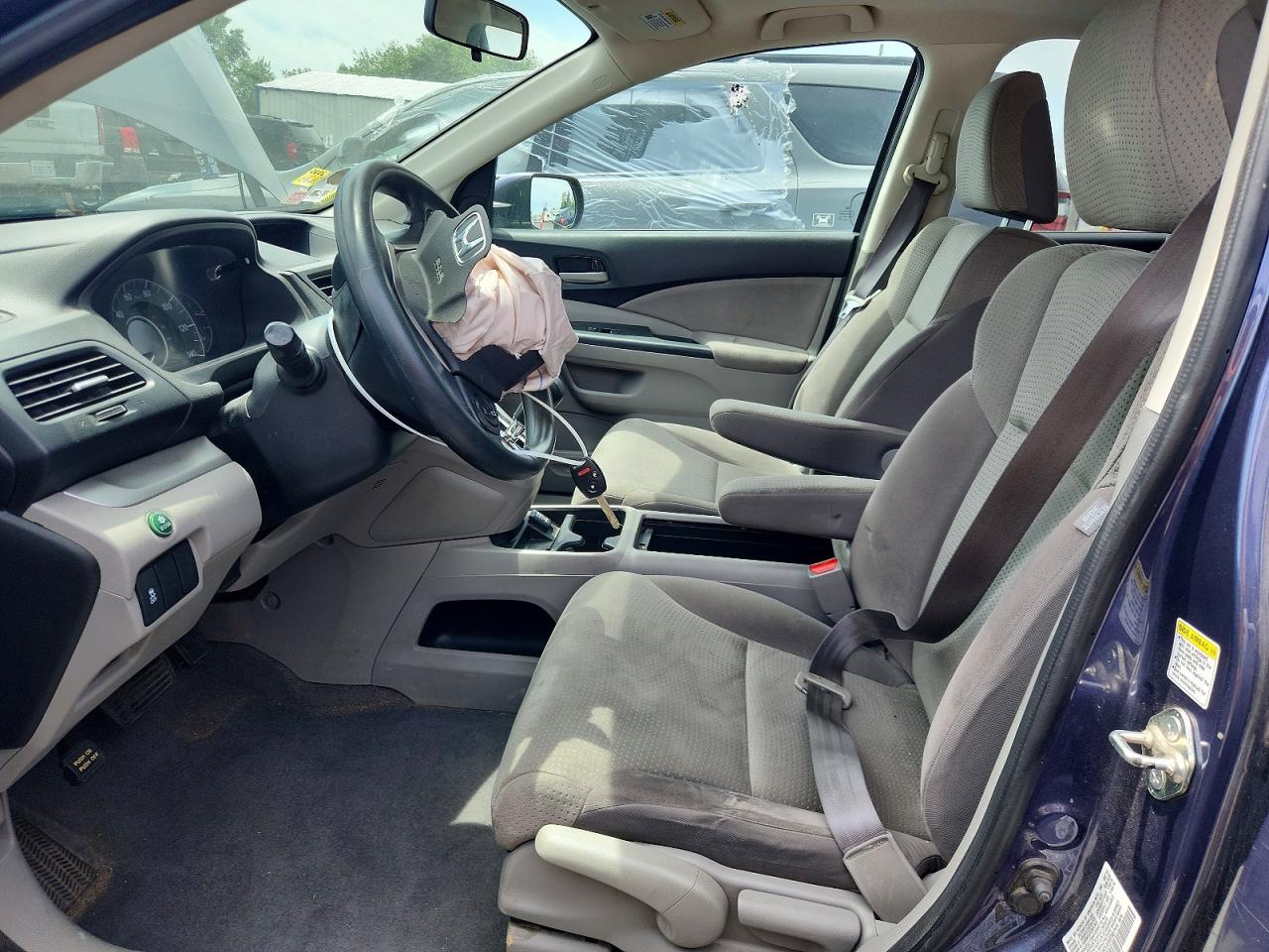 2012 Honda Cr-v Ex Blue vin: 5J6RM4H54CL059598