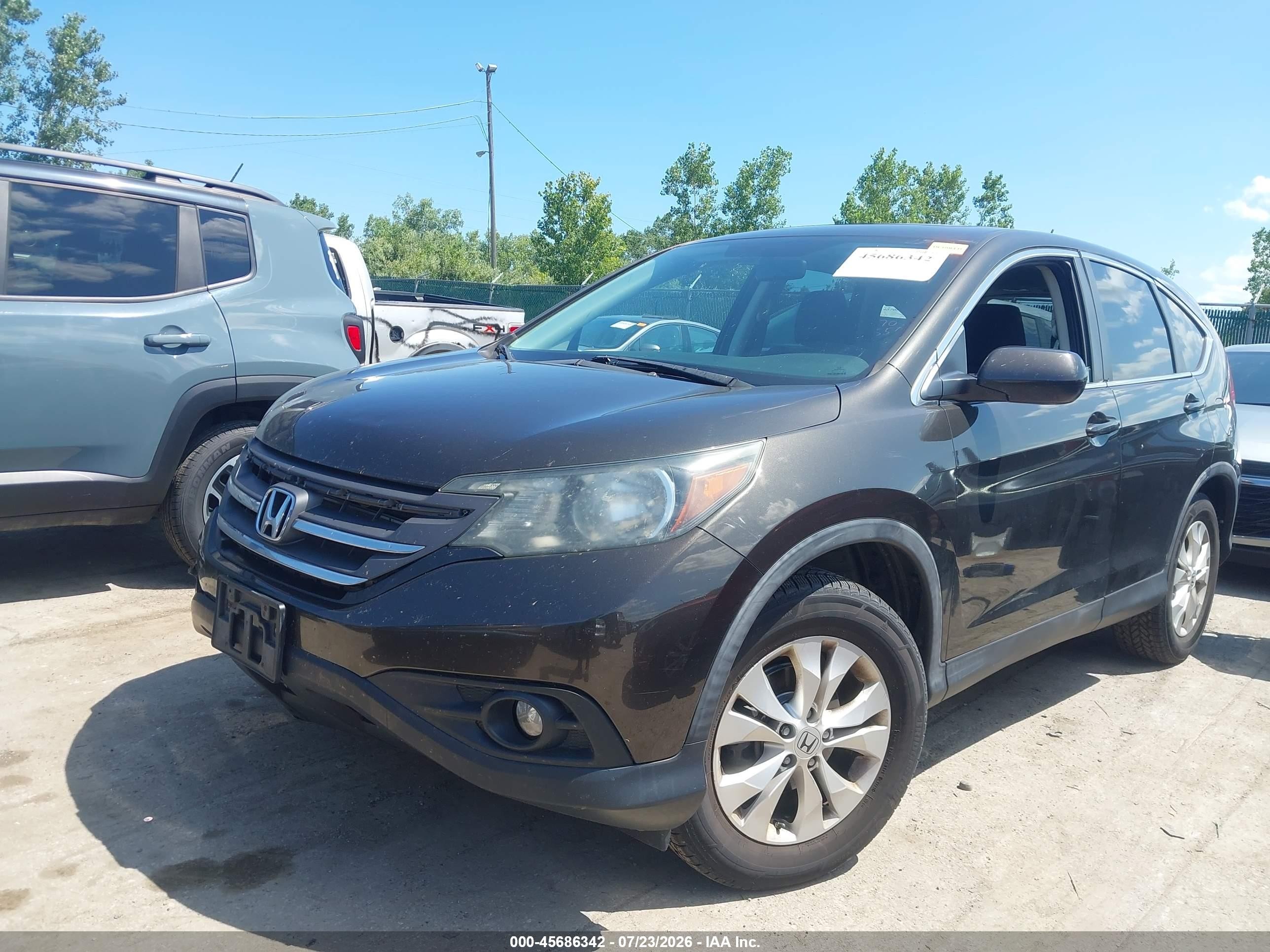 2013 Honda Cr-v Ex Brown vin: 5J6RM4H54DL003257