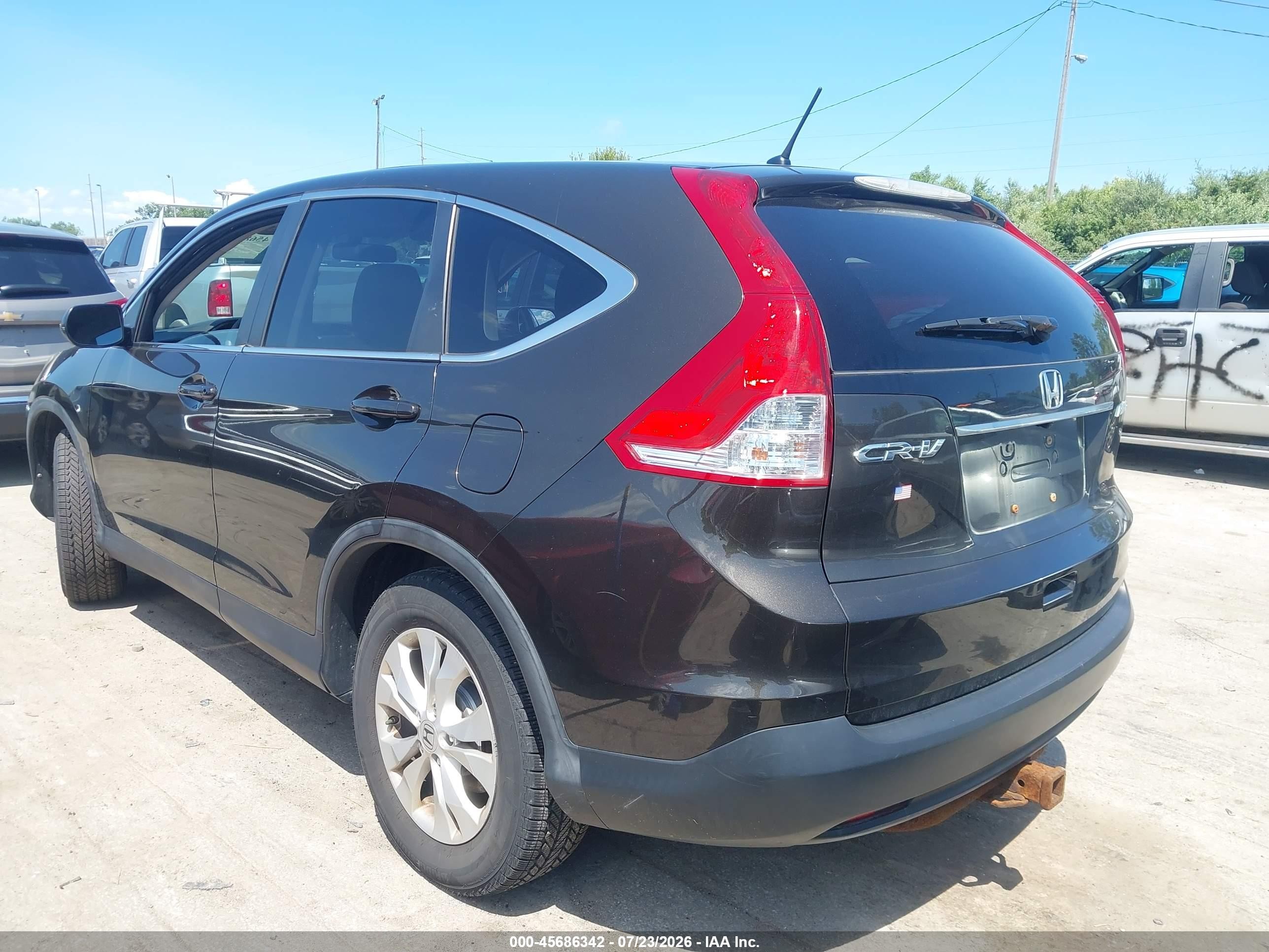 2013 Honda Cr-v Ex Brown vin: 5J6RM4H54DL003257