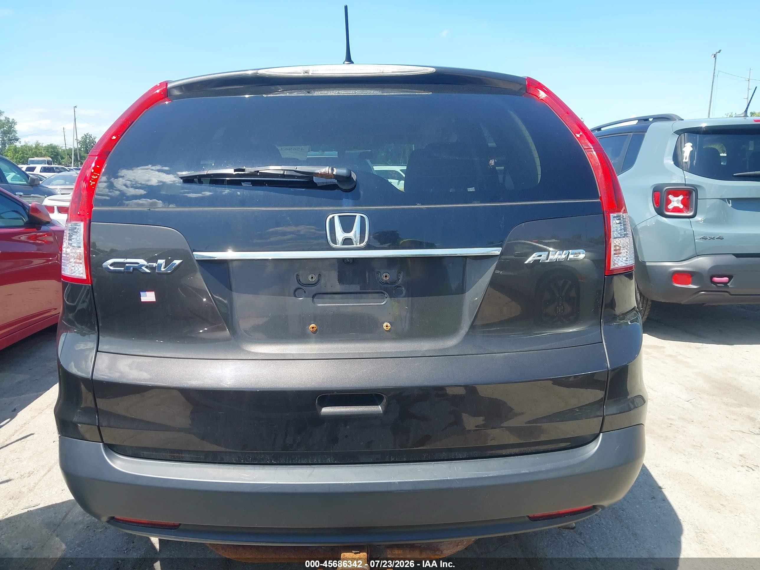 2013 Honda Cr-v Ex Brown vin: 5J6RM4H54DL003257