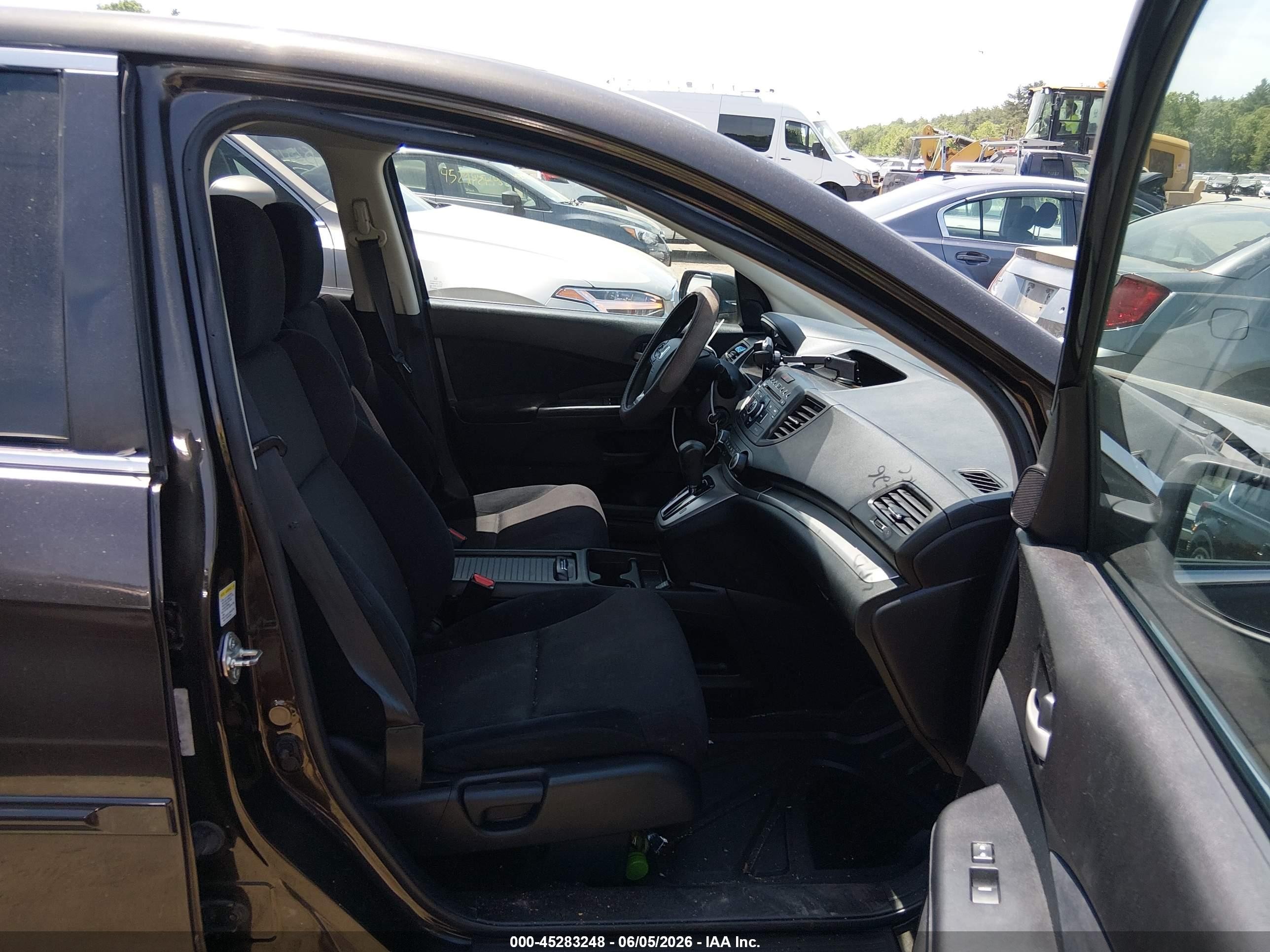 2013 Honda Cr-v Ex Black vin: 5J6RM4H54DL011228