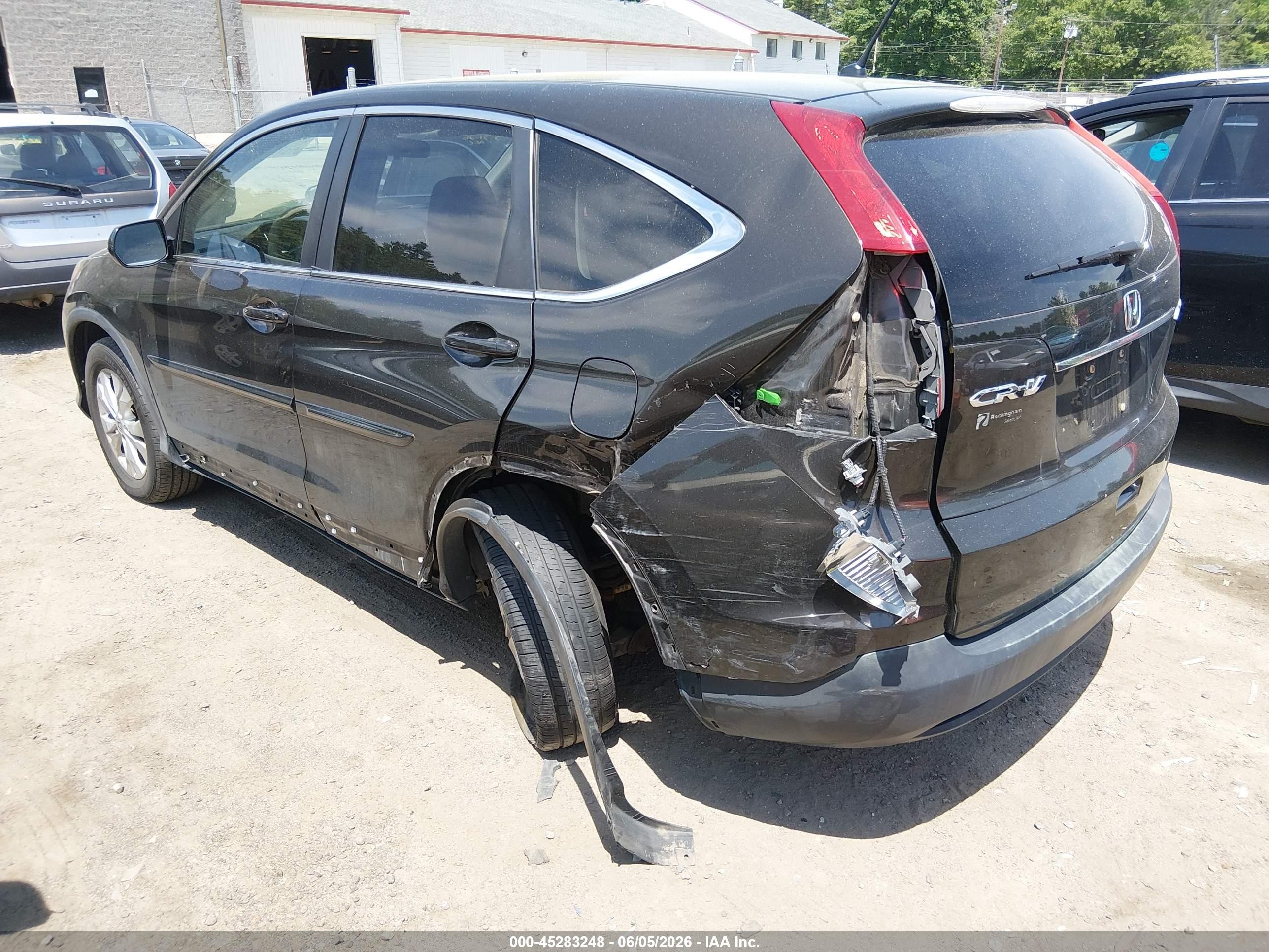 2013 Honda Cr-v Ex Black vin: 5J6RM4H54DL011228