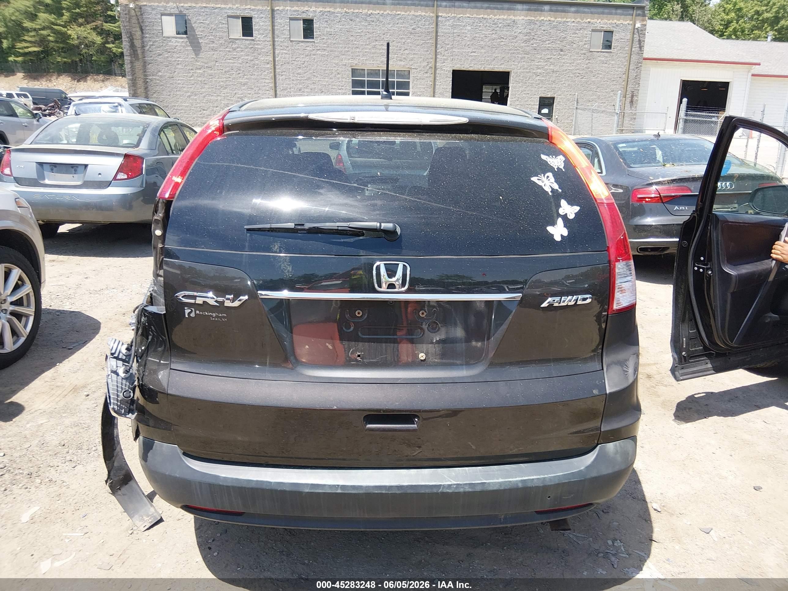 2013 Honda Cr-v Ex Black vin: 5J6RM4H54DL011228