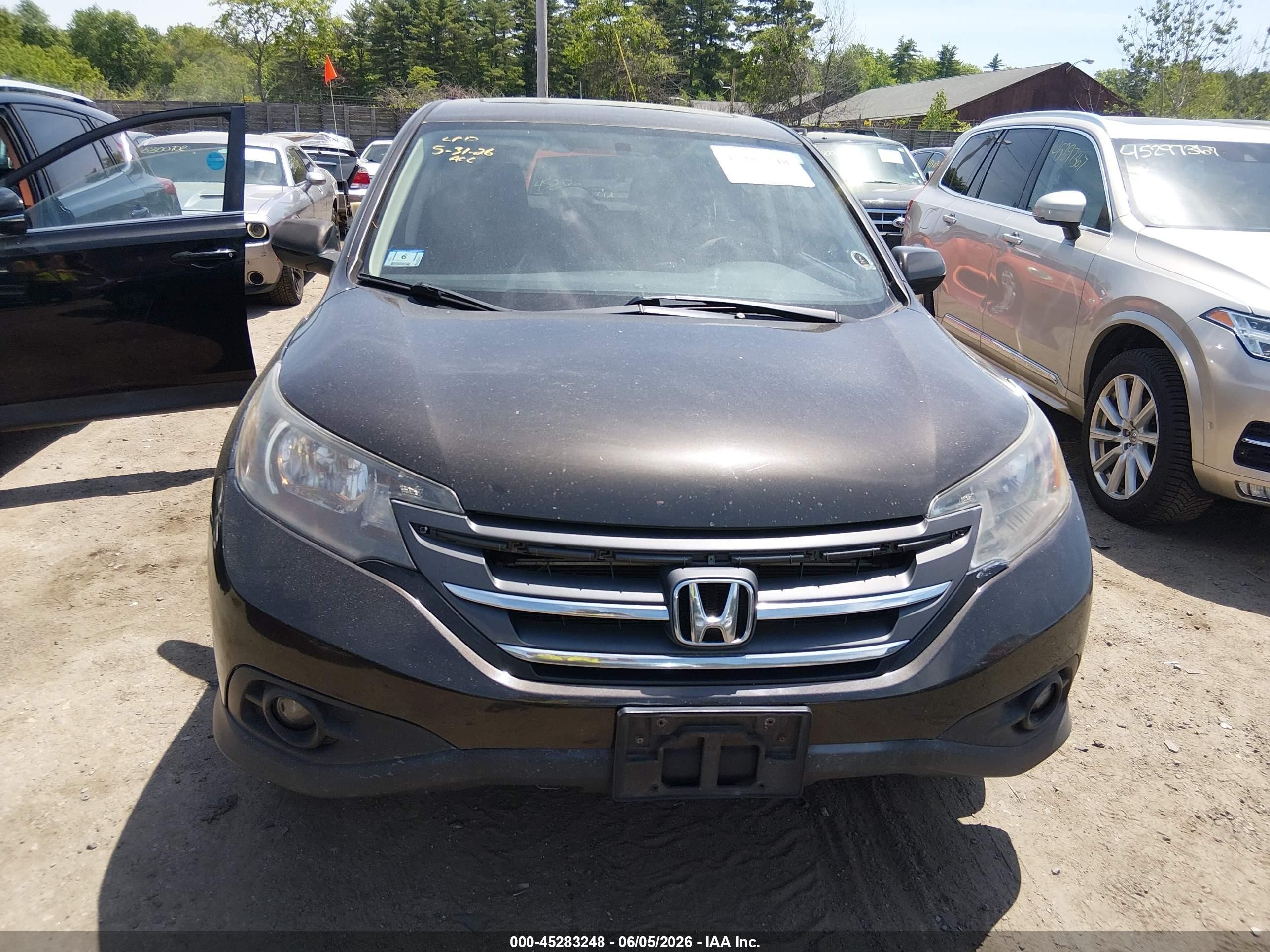 2013 Honda Cr-v Ex Black vin: 5J6RM4H54DL011228