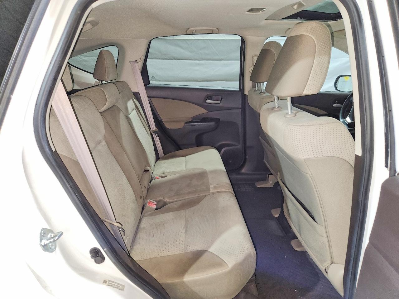 2013 Honda Cr-v Ex White vin: 5J6RM4H54DL023489