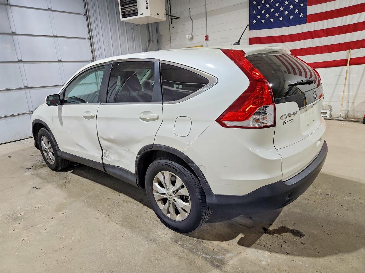 2013 Honda Cr-v Ex White vin: 5J6RM4H54DL023489