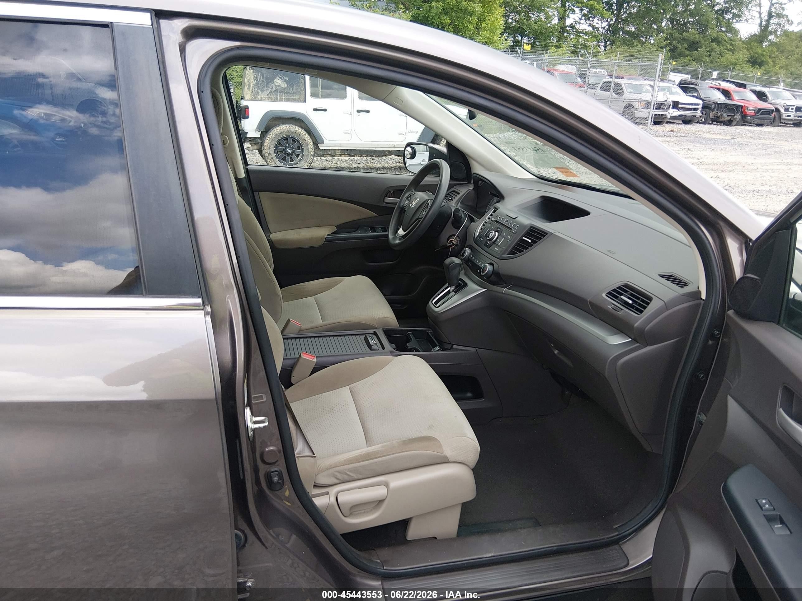 2013 Honda Cr-v Ex Pewter vin: 5J6RM4H54DL029065