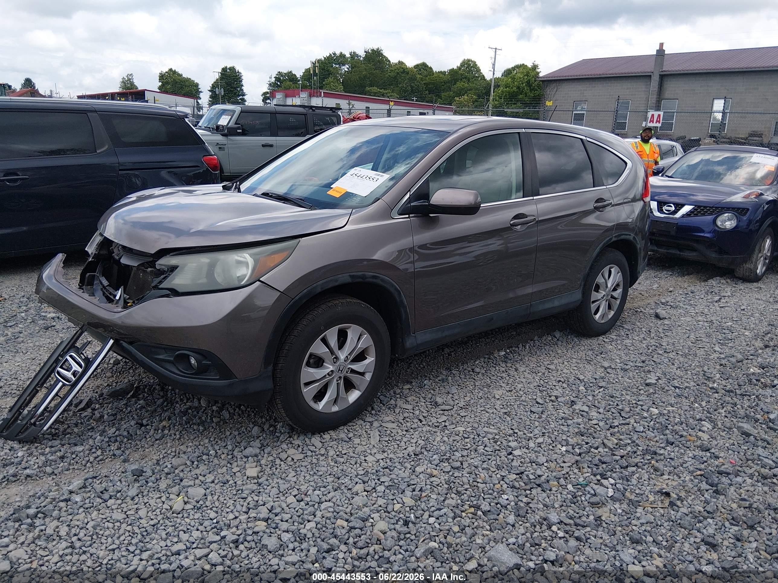 2013 Honda Cr-v Ex Pewter vin: 5J6RM4H54DL029065