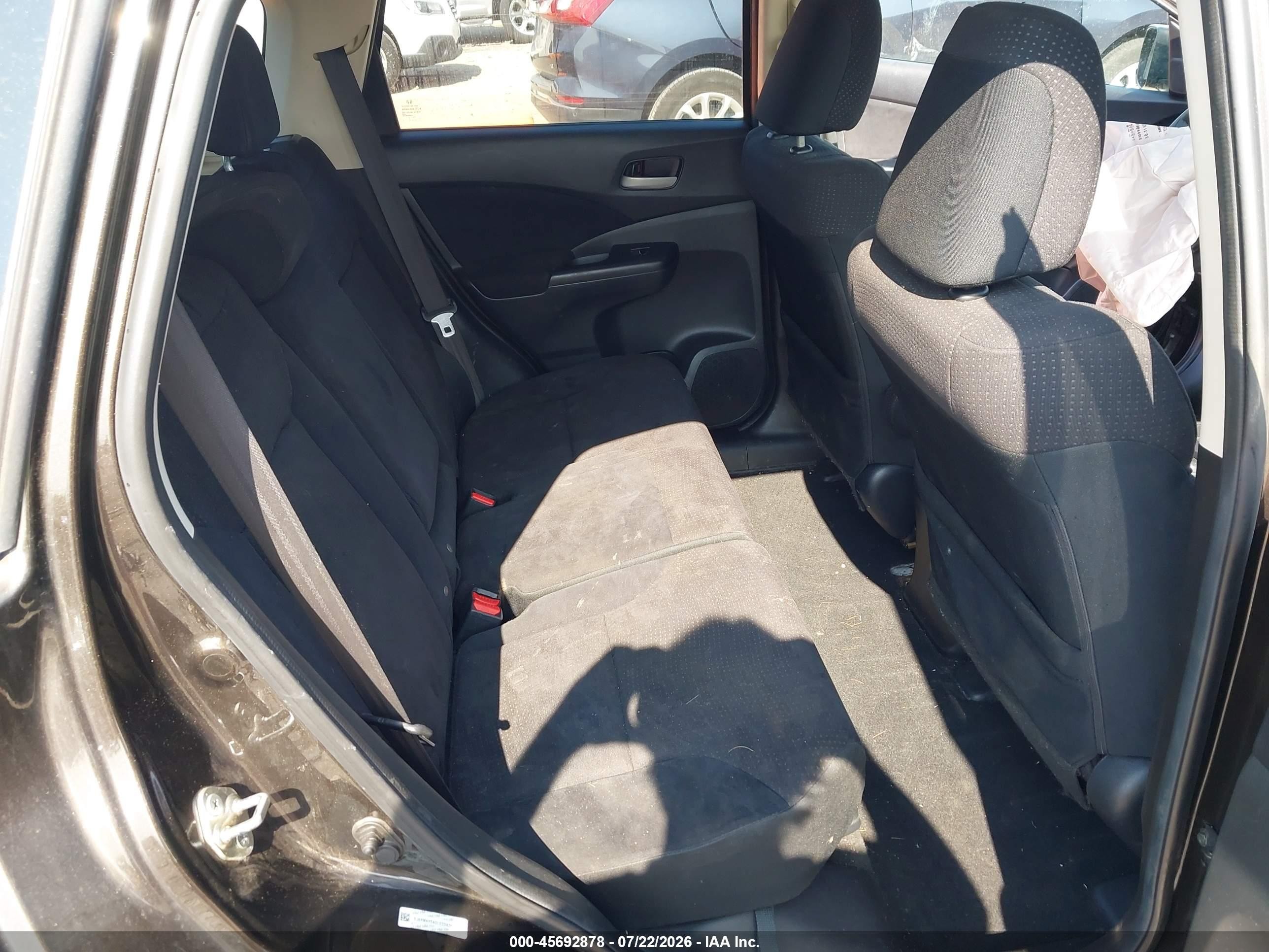2013 Honda Cr-v Ex Black vin: 5J6RM4H54DL033438